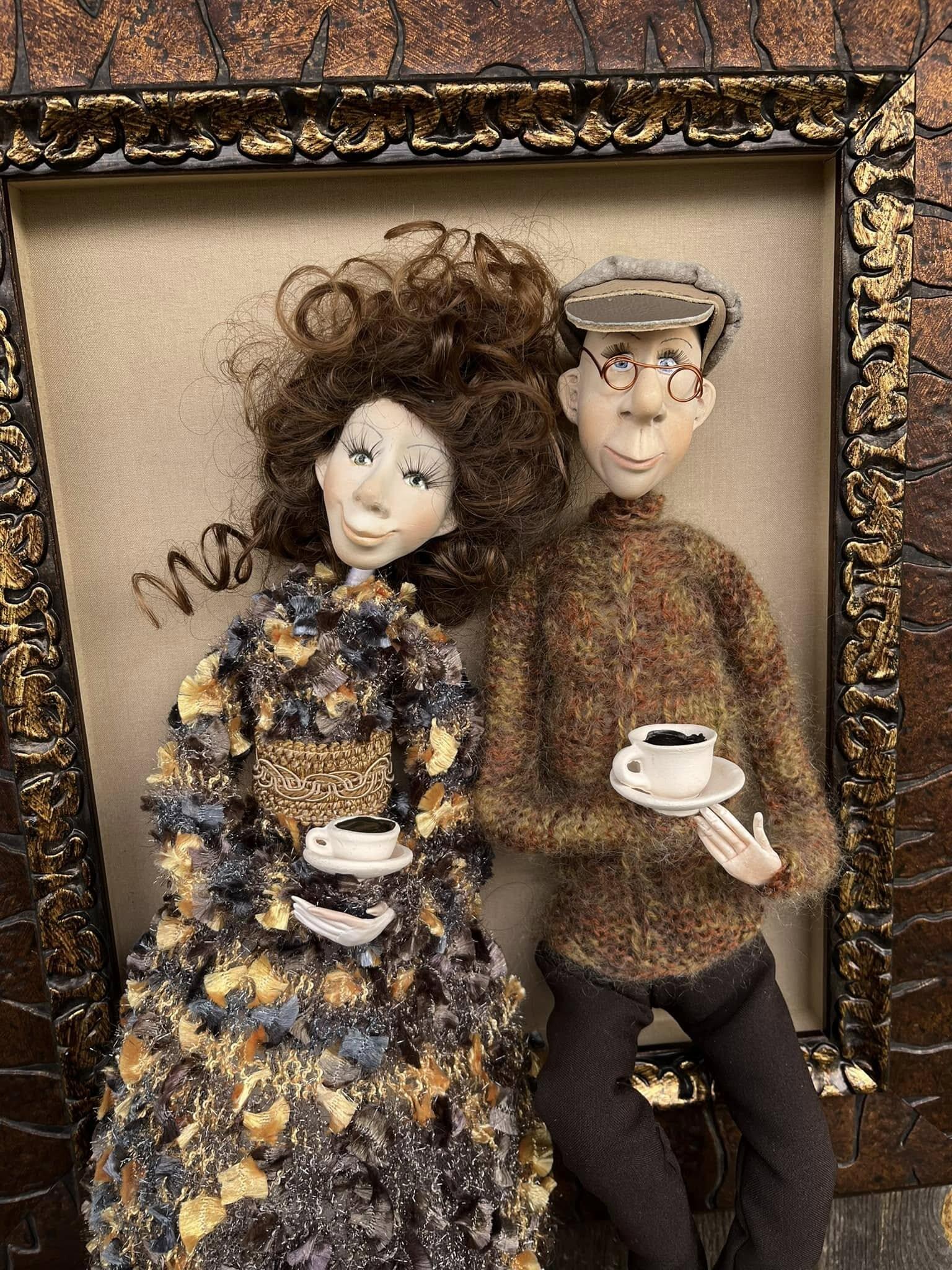 Atspindys: kiekviena O. Petrėnienės rankose gimusi lėlė – unikali, kad ir kokios emocijos atsispindi veidukuose, dviejų vienodų nėra.