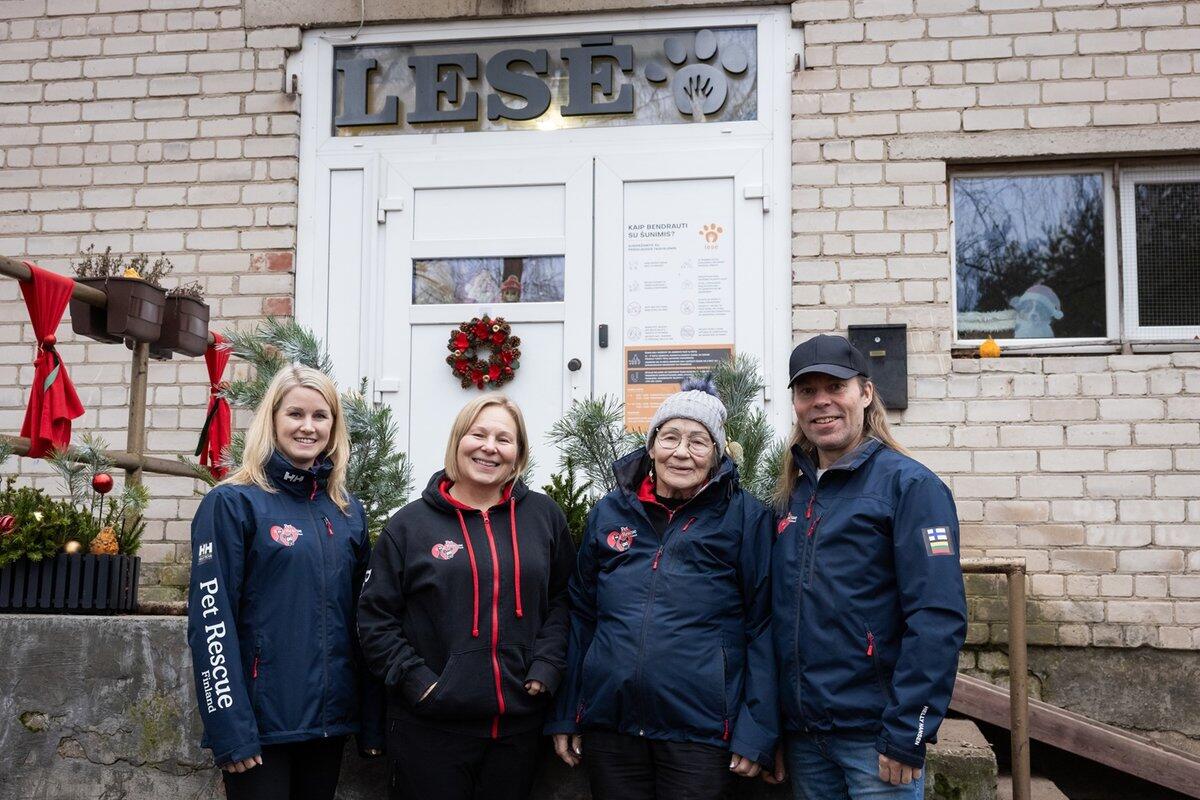 Vizitas: NVO „Pet Rescue Finland“ atstovai prieš Naujuosius lankėsi Lietuvoje. 