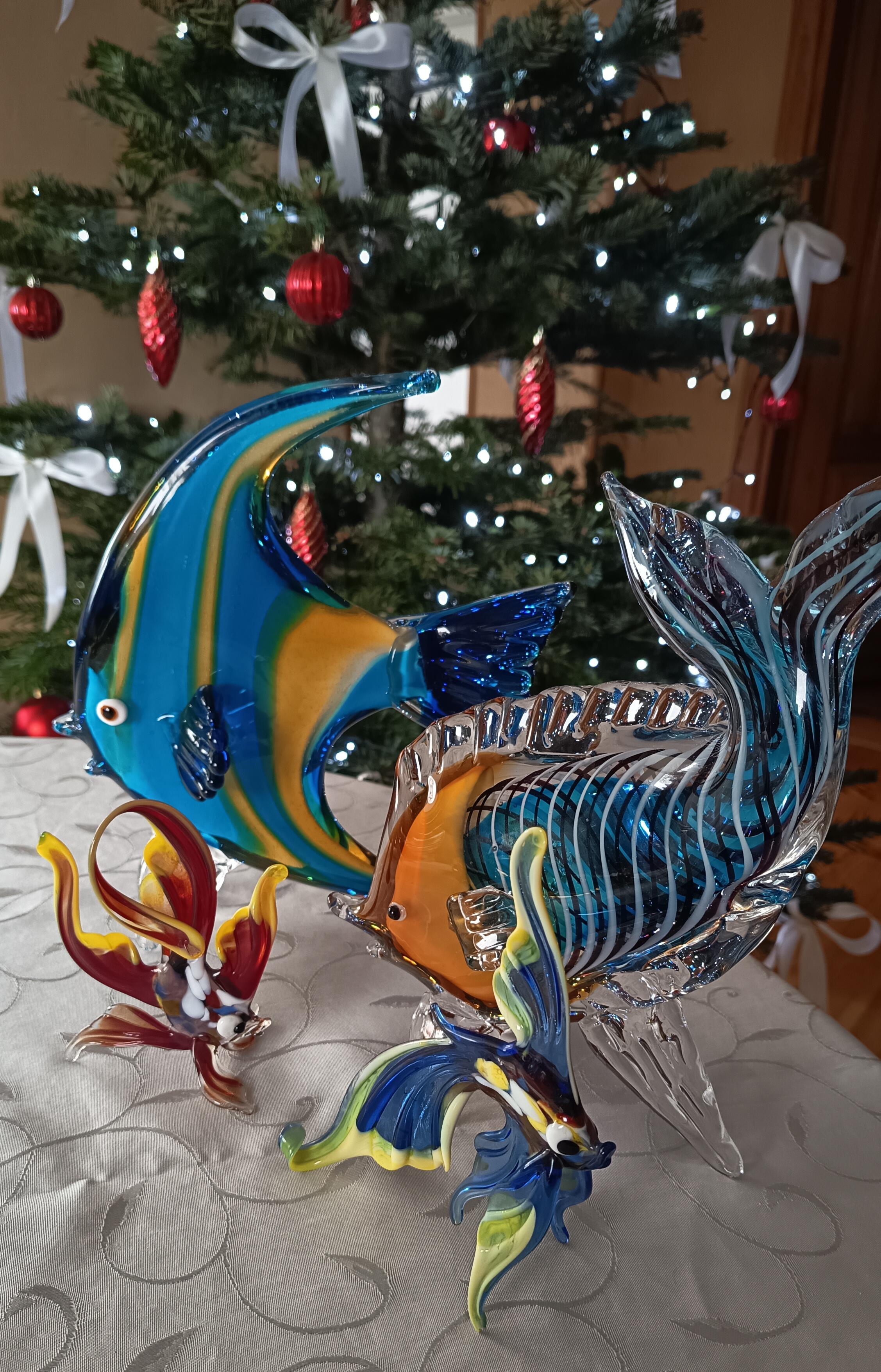 Mylimiausios: gražiausios kolekcinininkei – dvi didelės Murano stiklo žuvys ir dvi mažesnės, įsigytos Vilniuje Pilies gatvėje įsikūrusioje parduotuvėlėje, į kurią kartais užsuka. 