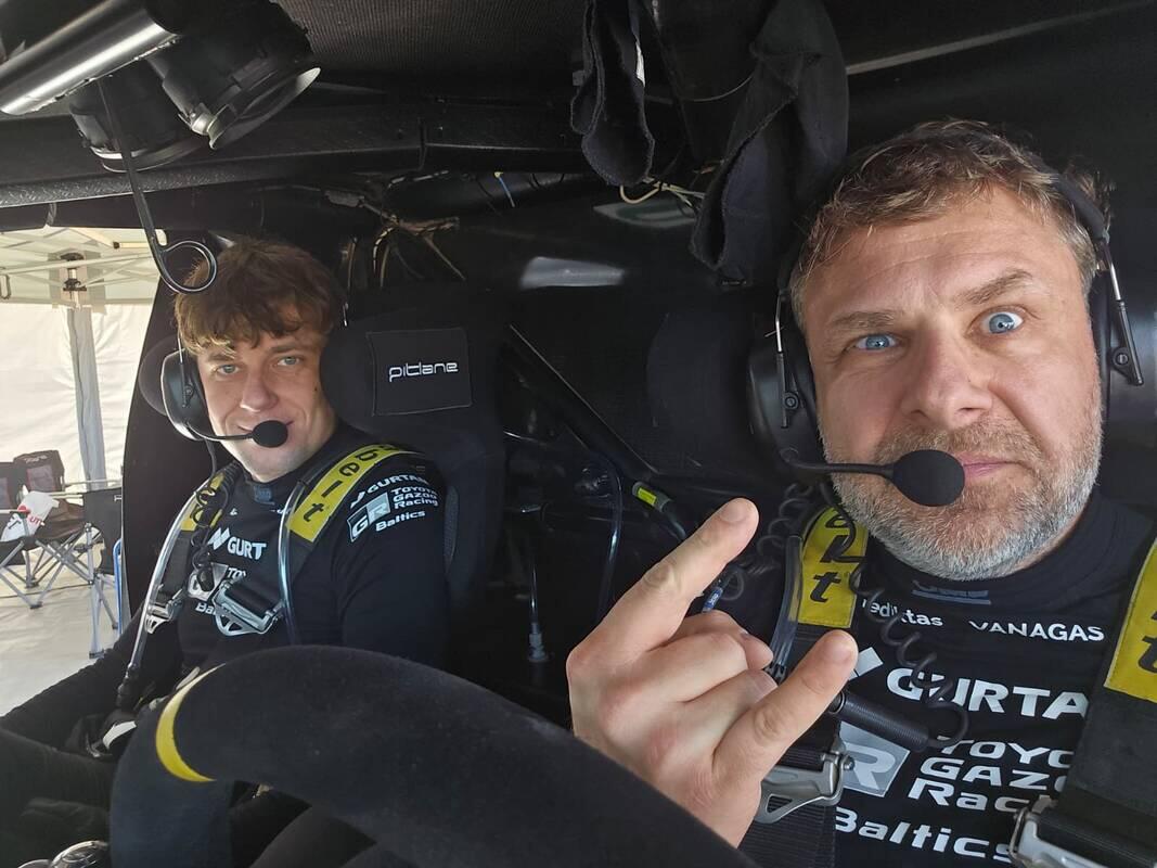 Benediktas Vanagas Dakaro ralyje