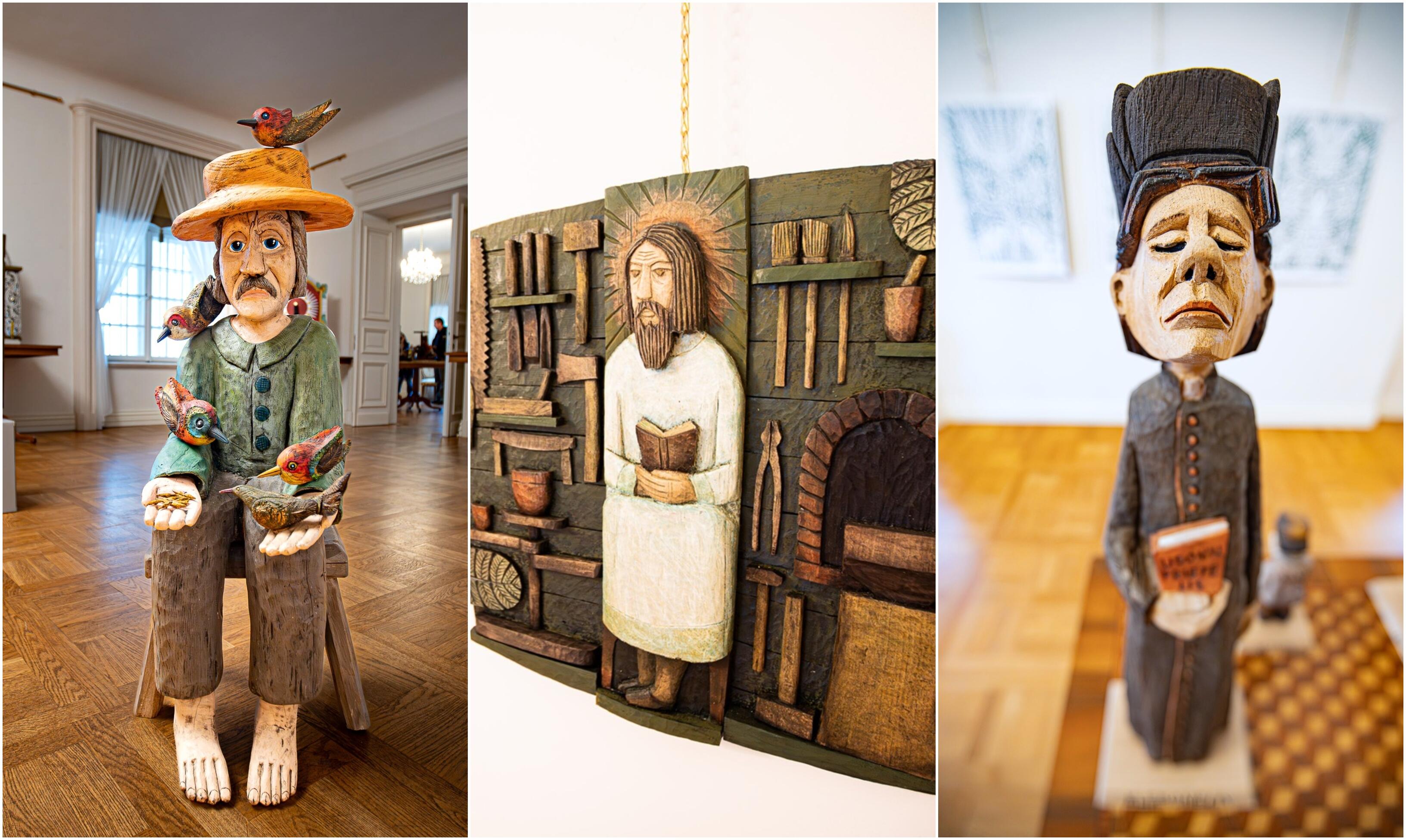 Ekspozicija: Užutrakio dvare vykstančios parodos fragmentai.