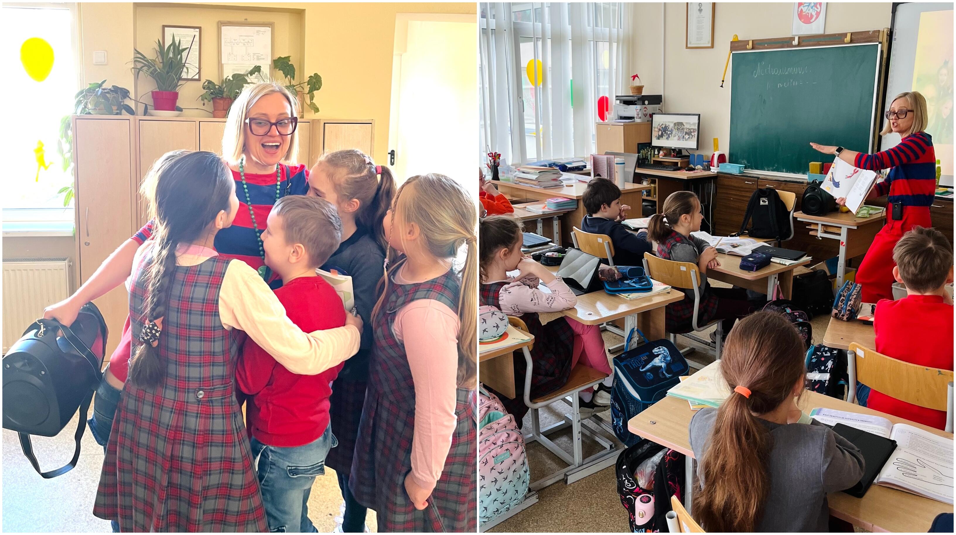 Balsas: I. Pliuškytė-Zalieckienė kasmet susitinka su tūkstančiais vaikų visoje Lietuvoje – jų įžvalgas ir pastebėjimus autorė vadina aukso vertės.