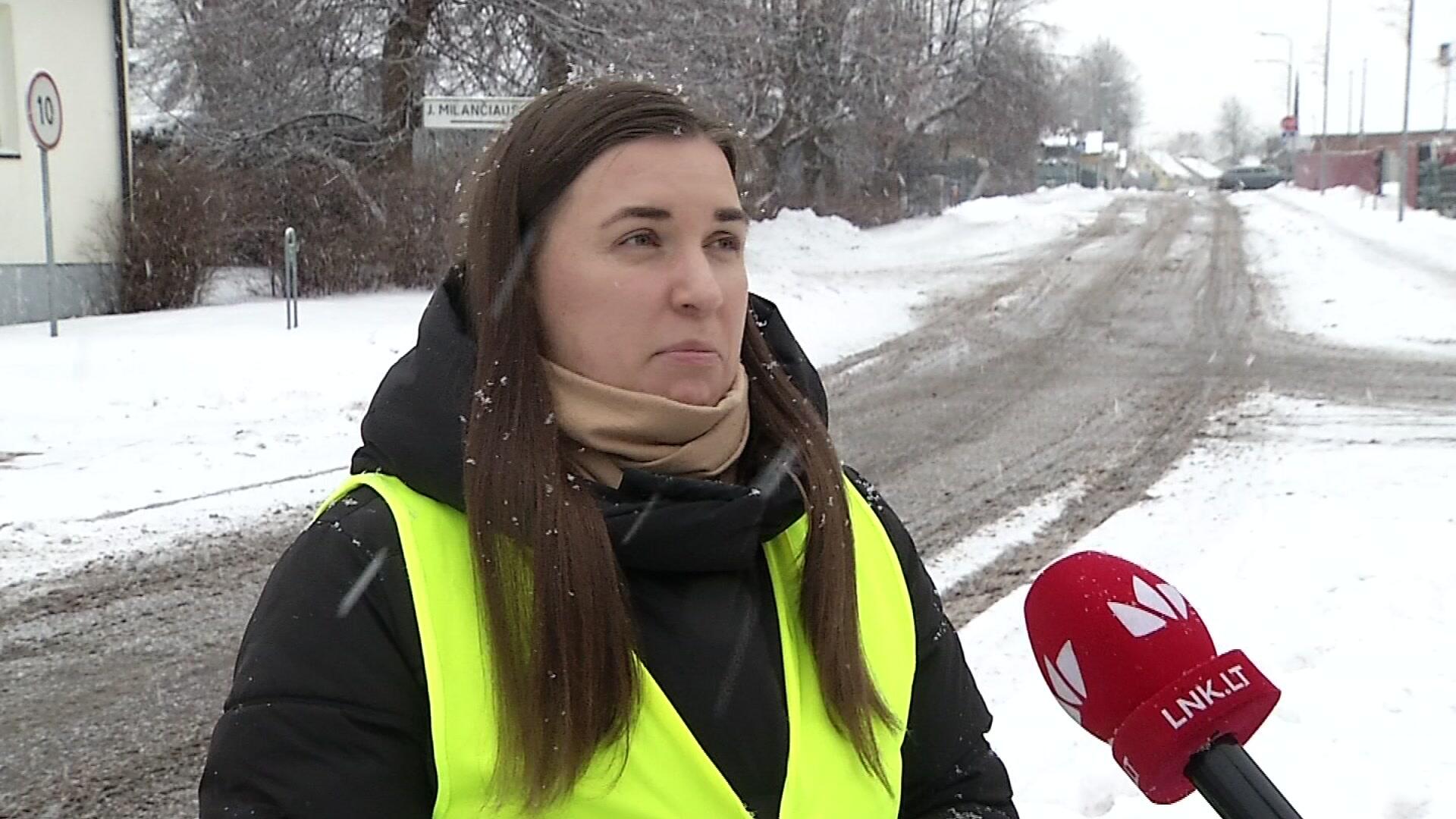 AB „Kelių priežiūra“ atstovė Gintarė Žilinskienė.