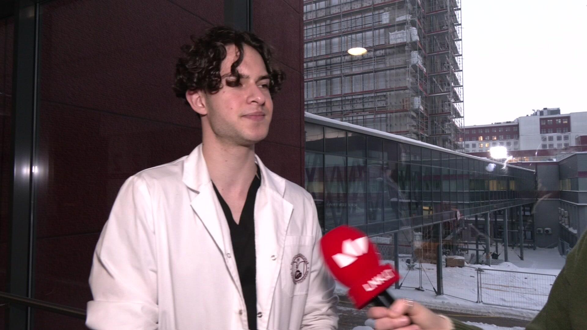 Medicinos studentas Matas Pileičikas.