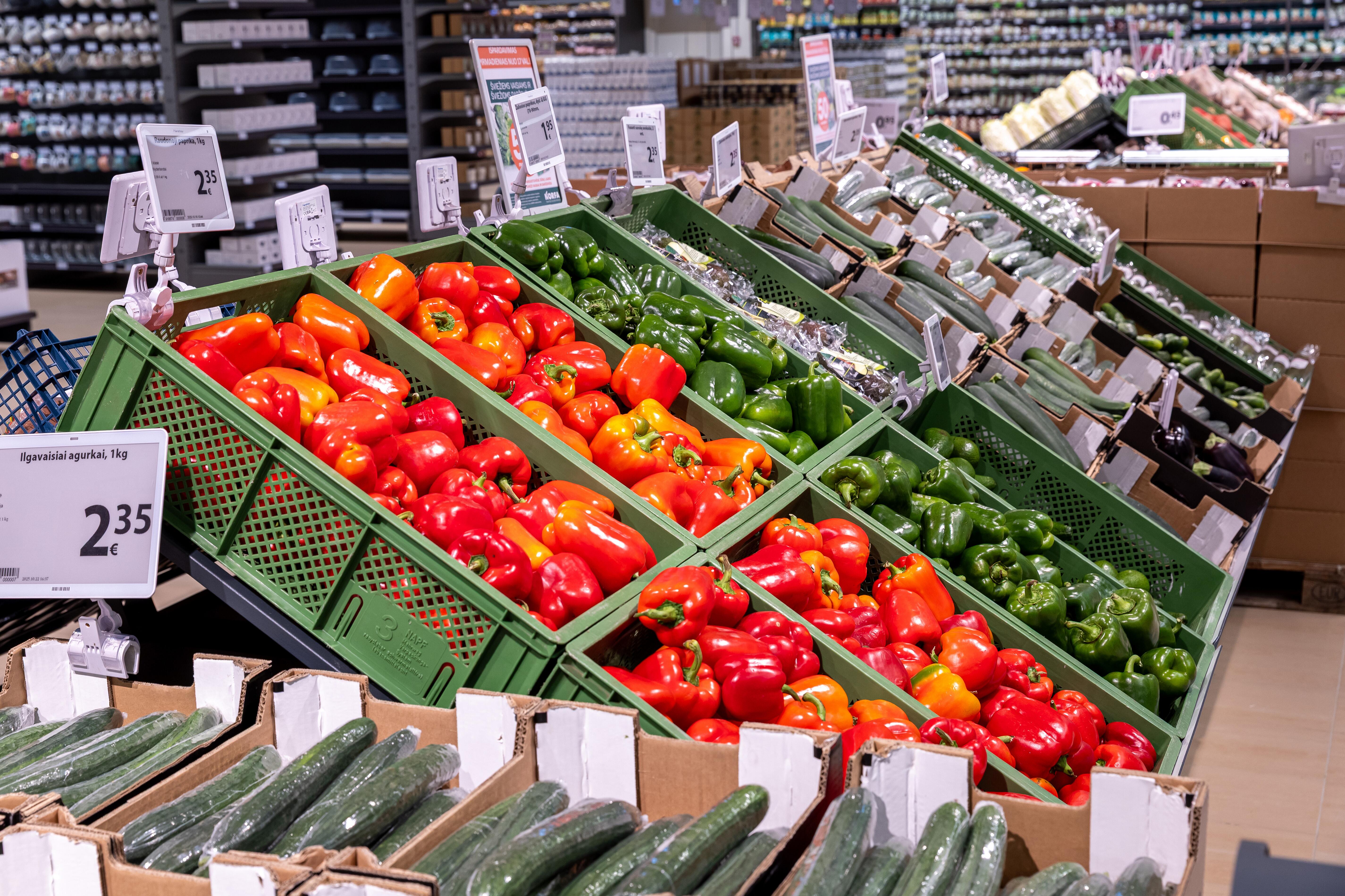 Dinamika: per porą metų „Norfos“ vaisių ir daržovių skyriai, jų asortimentas pasikeitė iš esmės, pasiekė ypač aukštą tvarumo lygį.
