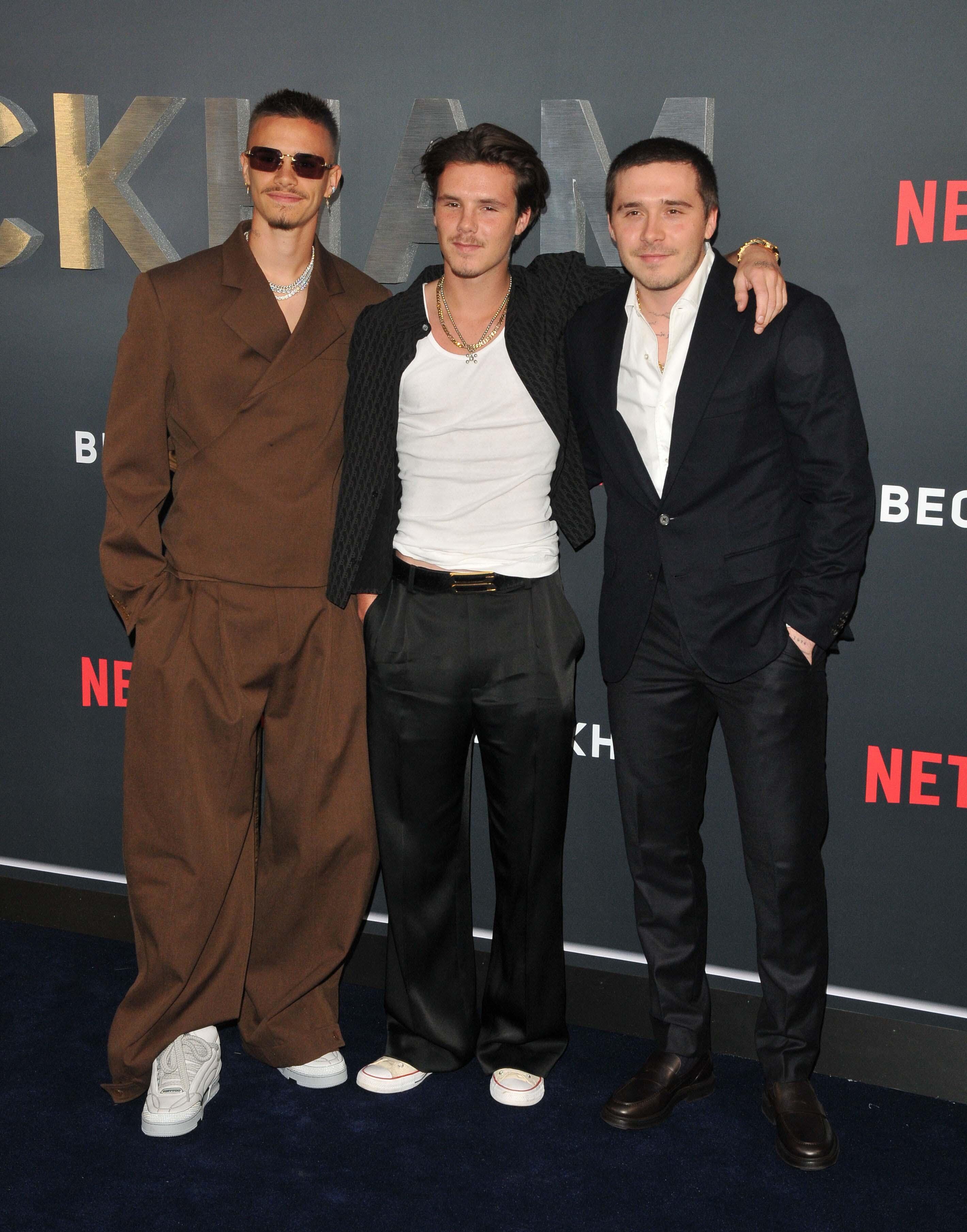 Romeo Beckhamas, Cruzas Beckhamas ir Brooklynas Peltzas Beckhamas