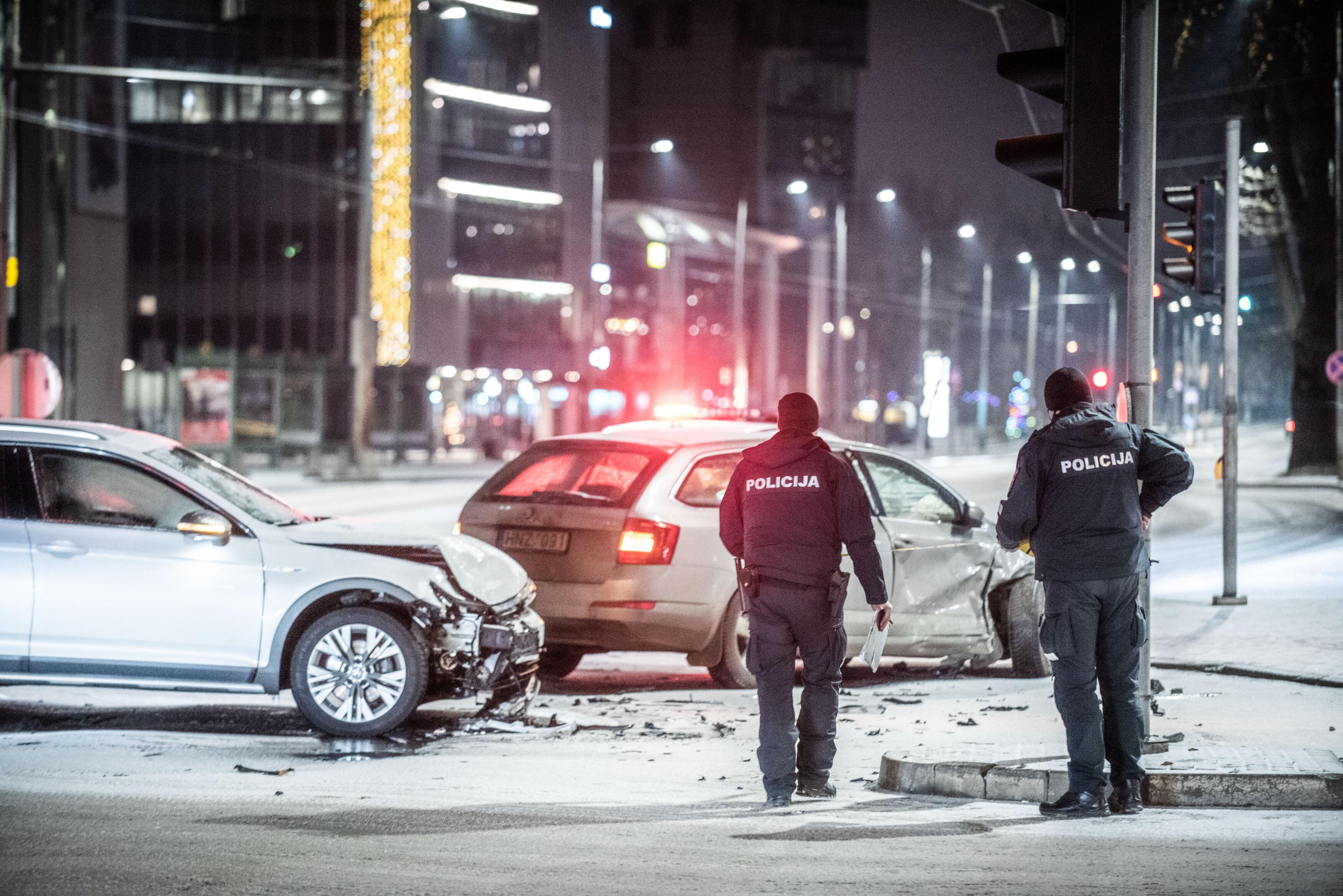 Išbandymai: žiemą mieste reikia būti pasiruošus netikėtoms situacijoms, staigiems pėsčiųjų, vairuotojų ar net gyvūnų veiksmams.