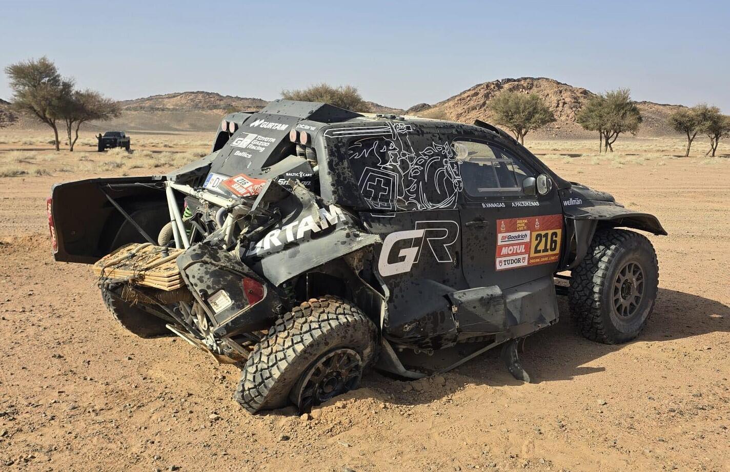 Pabaigtuvės: FIA ekspertų išvada B. Vanagui dėl jo visureigio būklės buvo nepalanki.