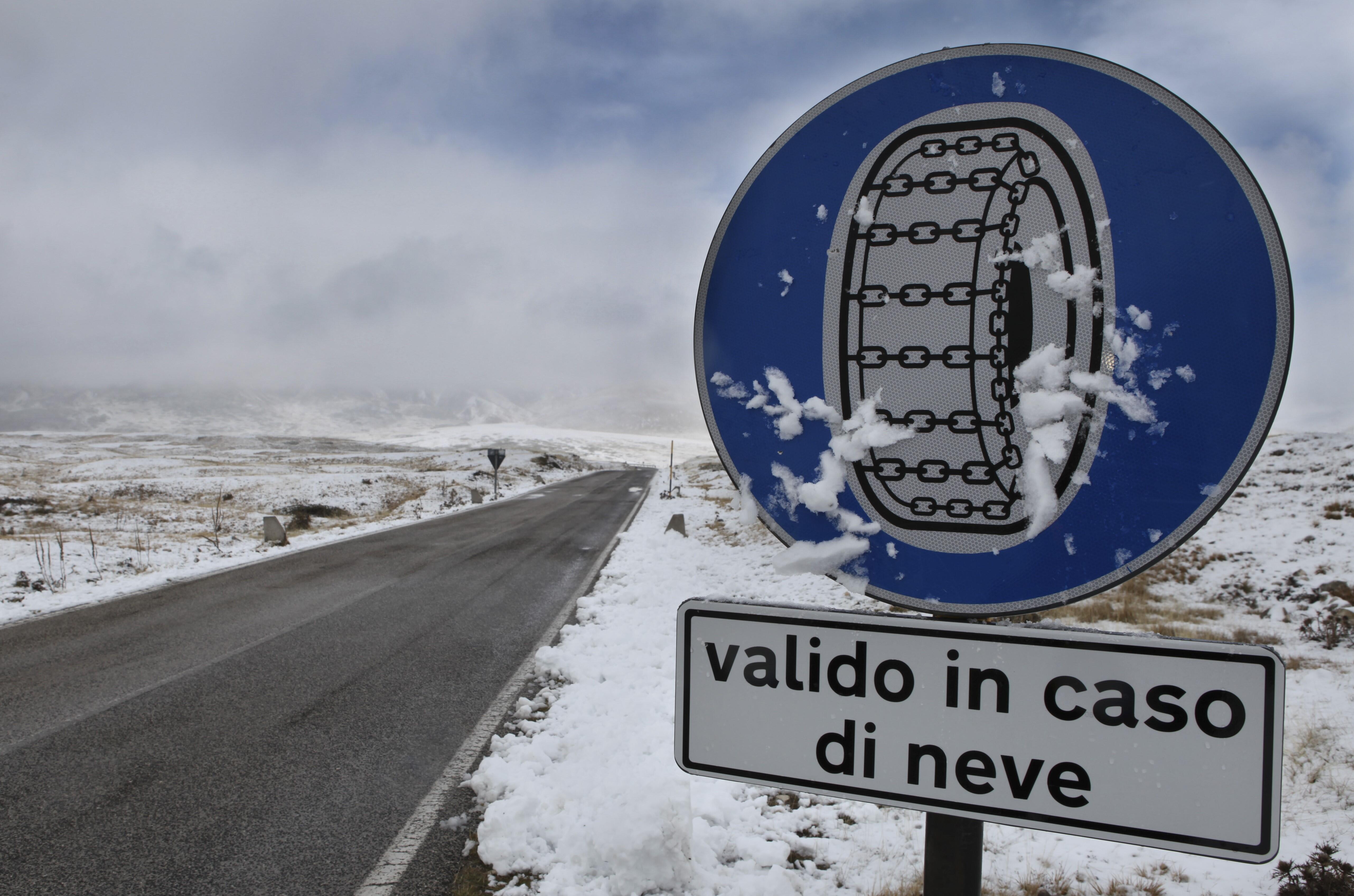 Priemonė: Italija pirmą kartą šį sezoną aktyvavo planą „Piano Neve“.