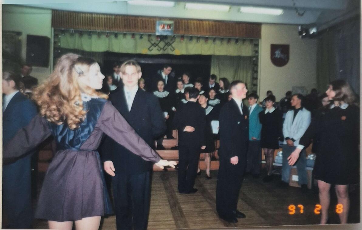 Vienos valsas mokykloje: Neringa Levulienė ir Linas Domeikis