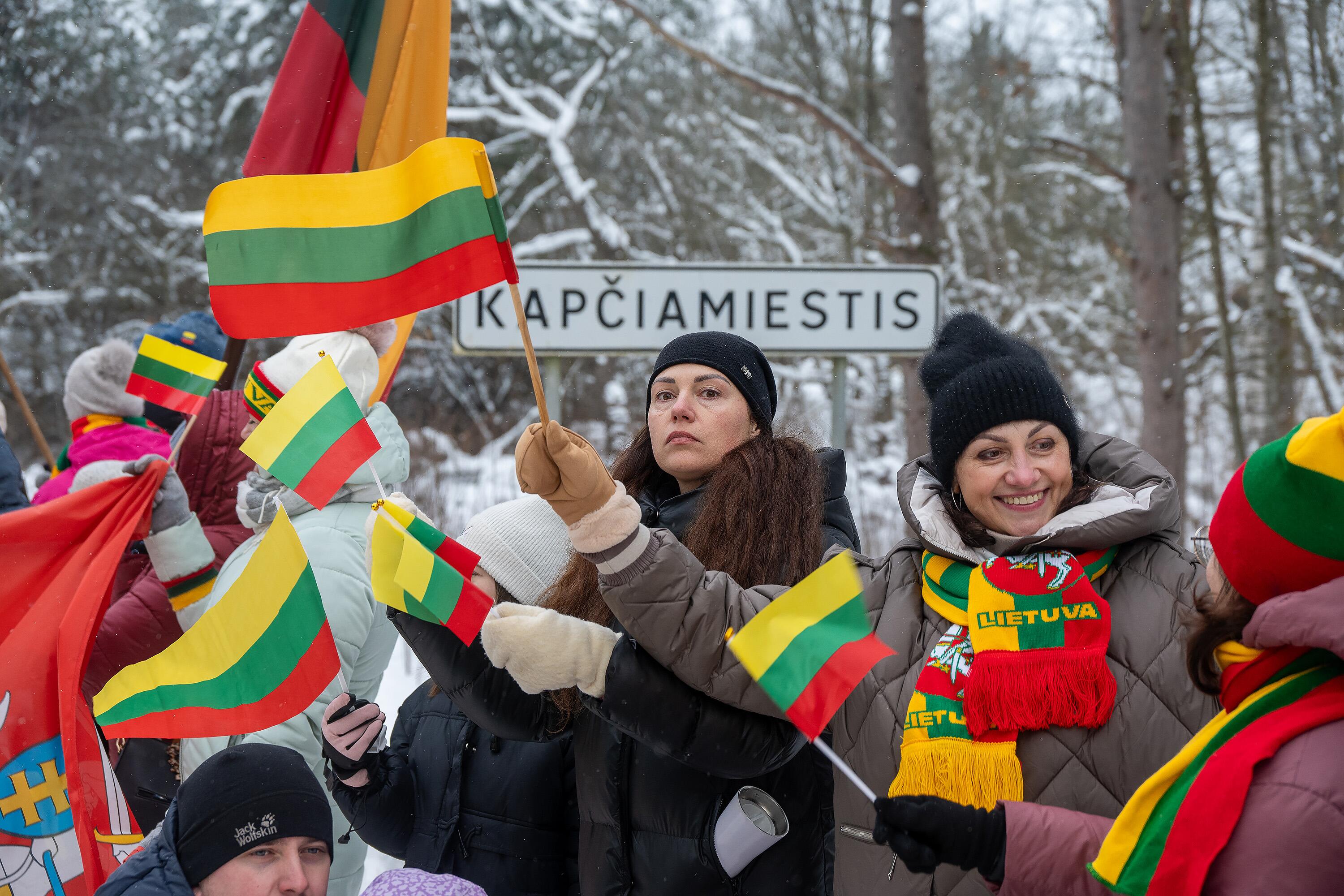 Protestas Kapčiamiestyje.