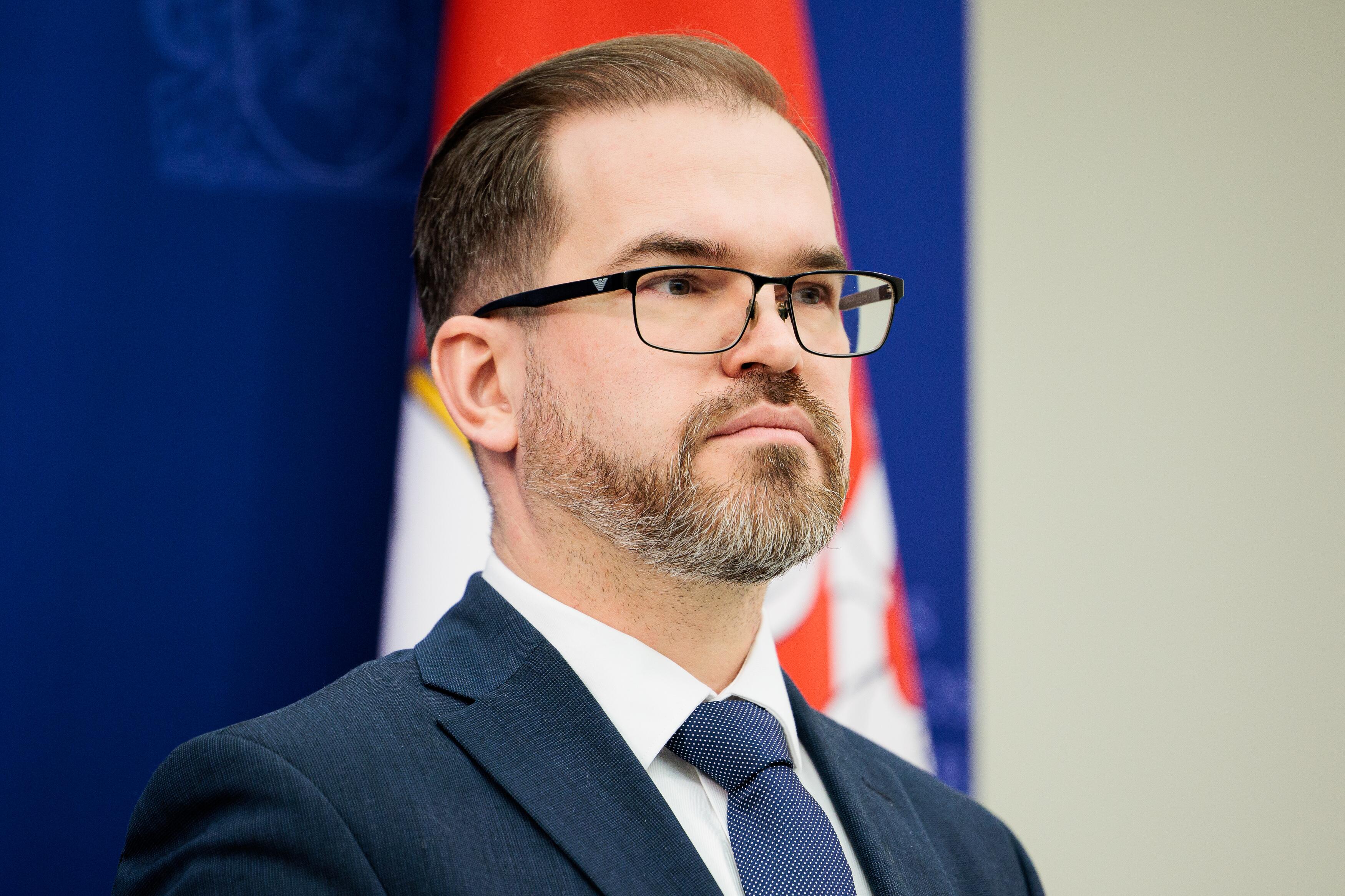 Krašto apsaugos ministras Robertas Kaunas.