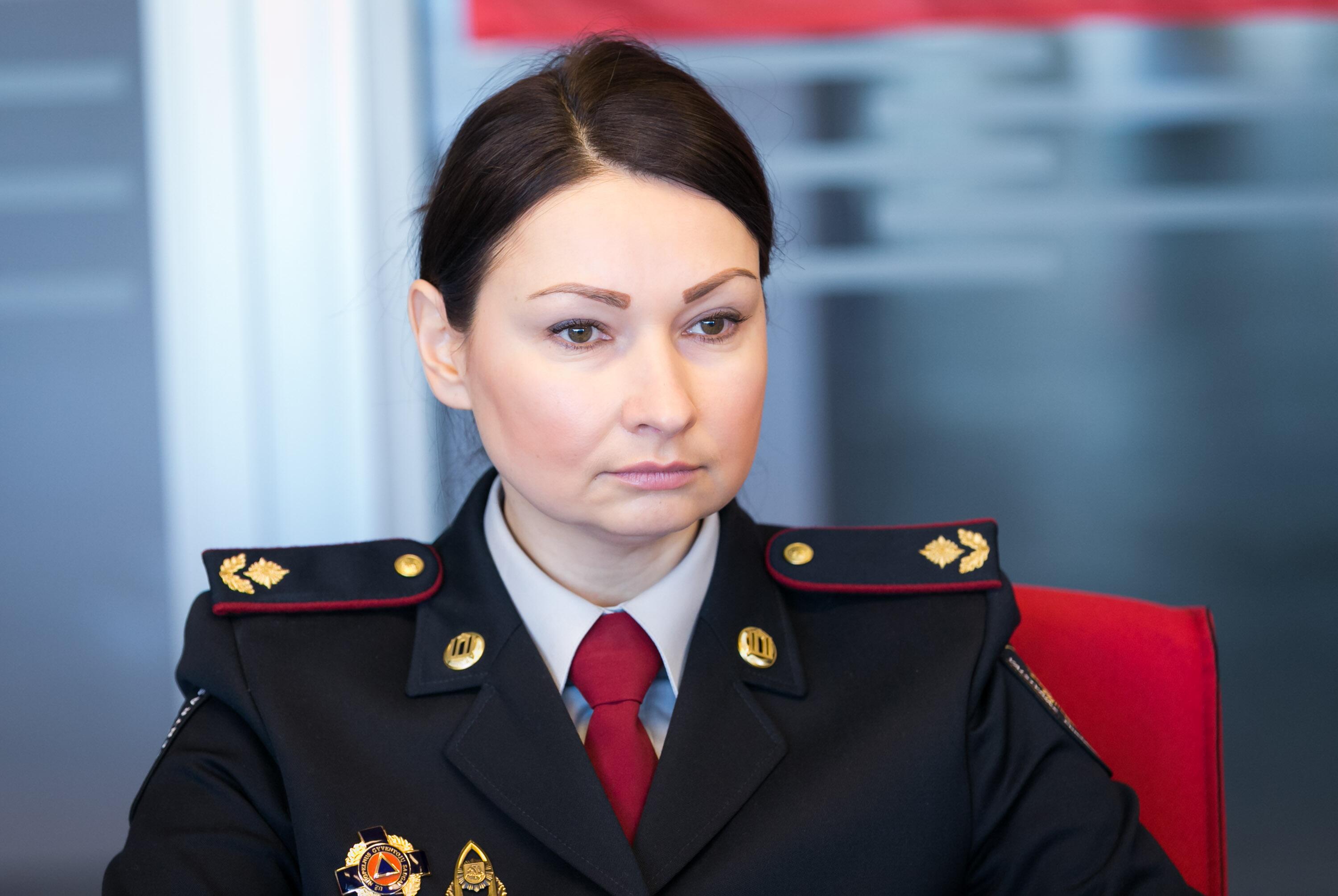 BPC Vilniaus skyriaus viršininkė, vidaus tarnybos pulkininkė leitenantė Jelena Montvilienė