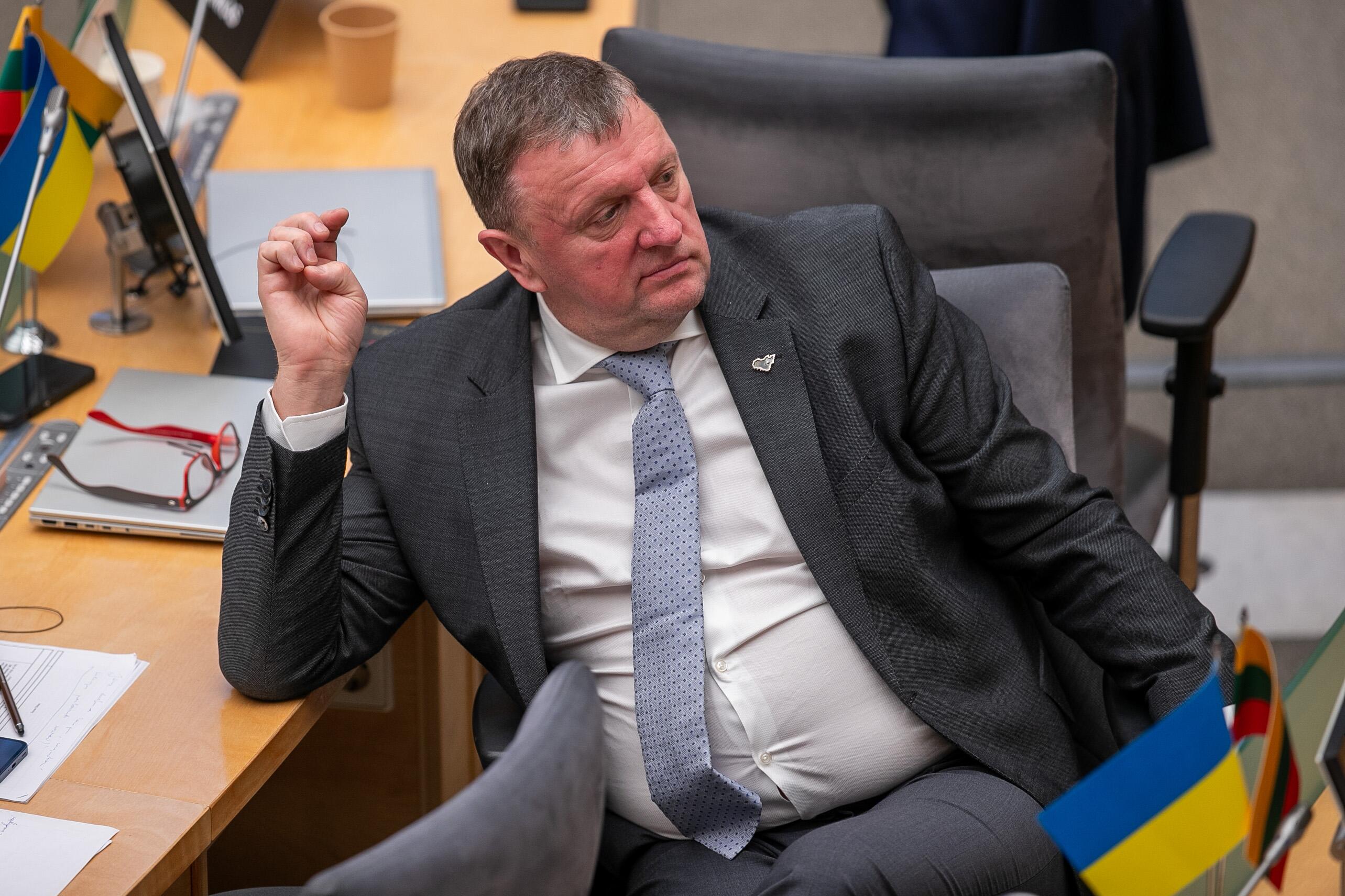 Seimo narys Vitalijus Gailius.