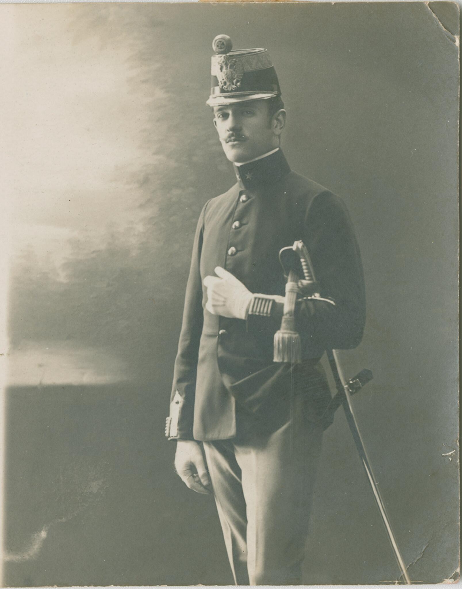 Meilė: rumunų kilmės aristokratas Mihai’us Șerbanas. 1913 m. kovo 23 d., Ženeva.