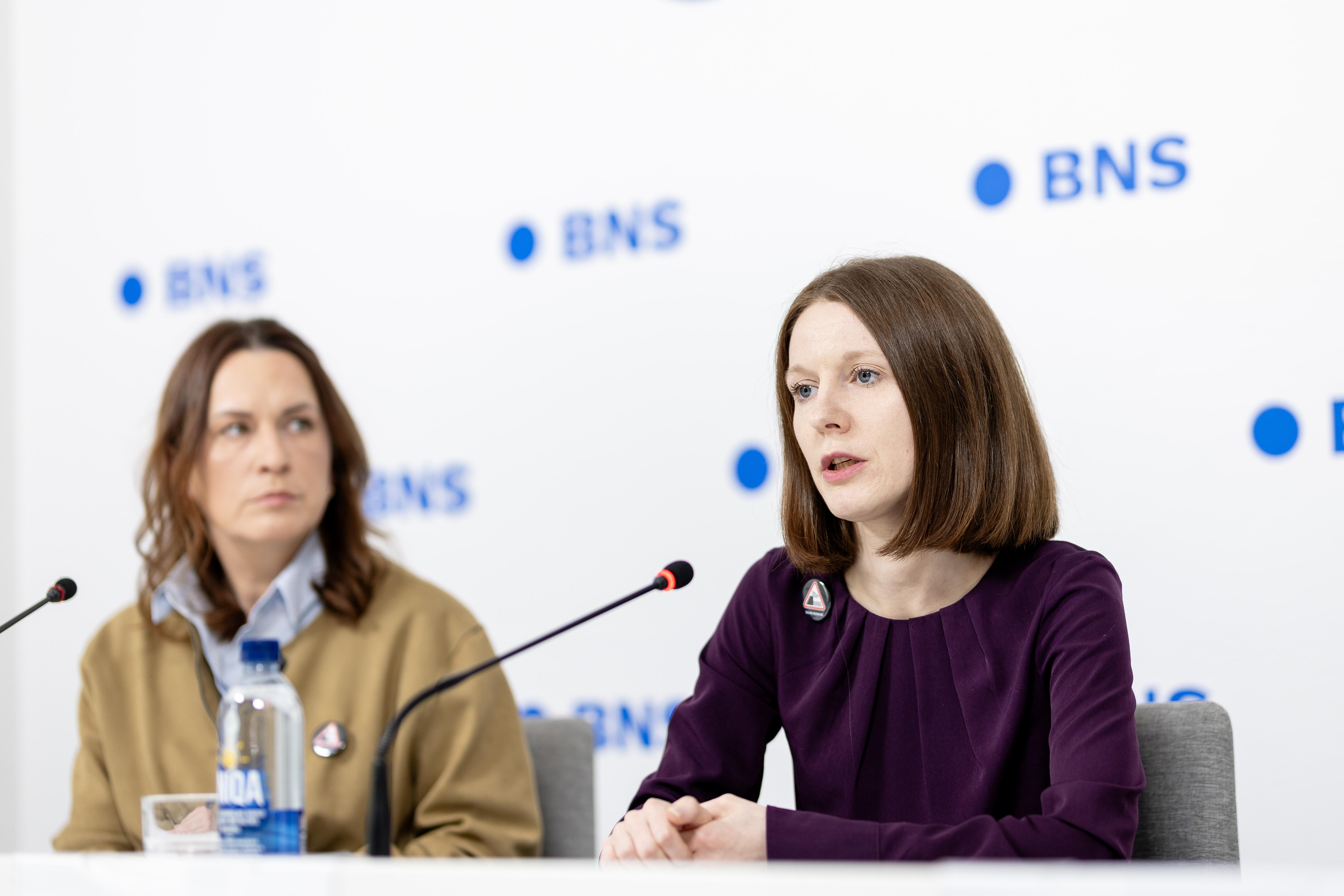  Indrė Makaraitytė (kairėje) ir Birutė Davidonytė