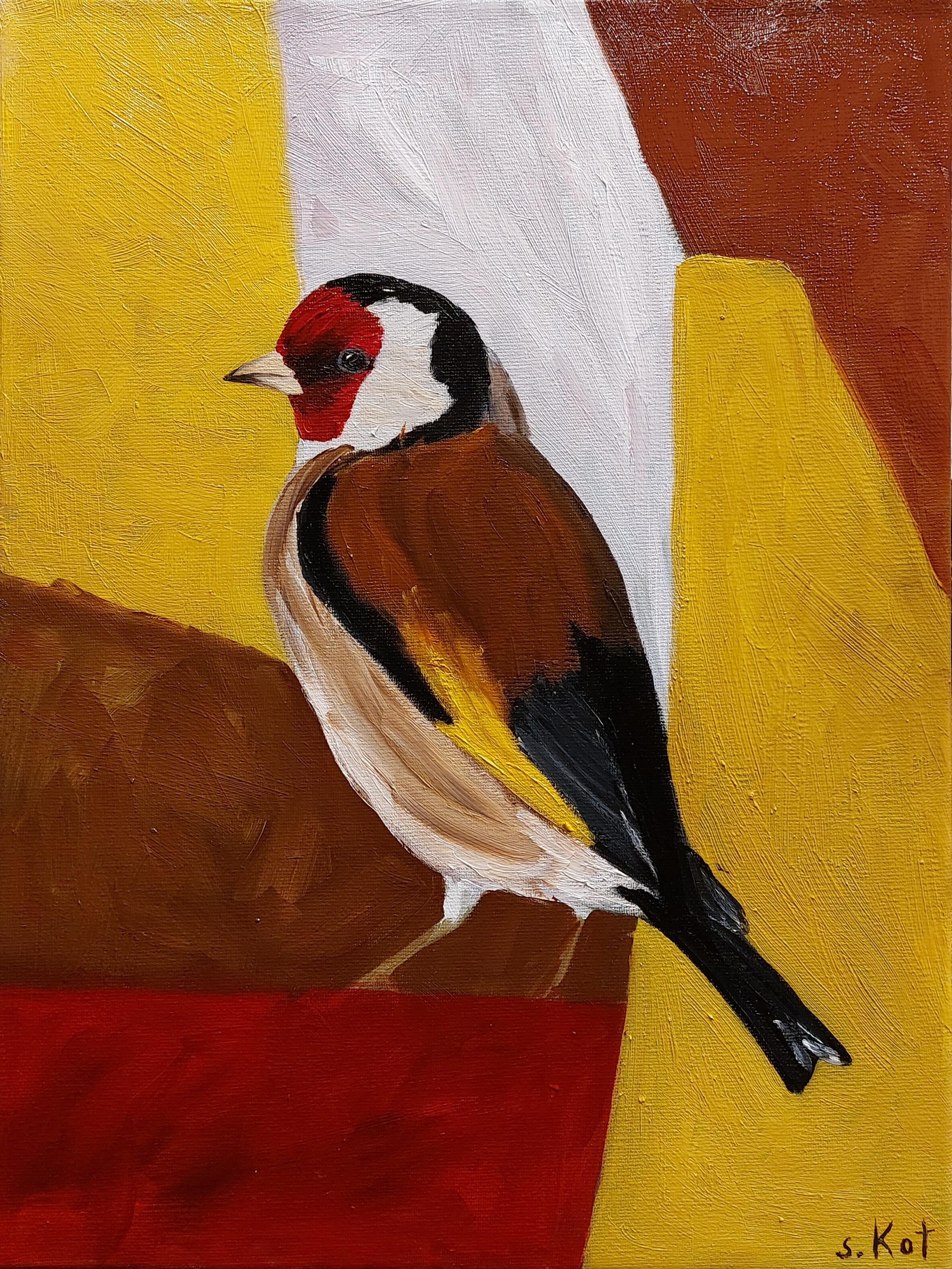  Dagilis. 2025. Drobė, aliejus. 40x30