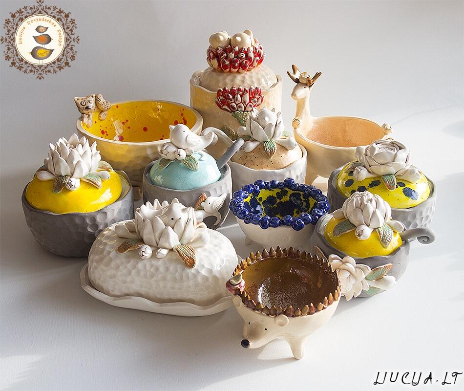 Jauku: originali rankų darbo keramika sušildys kiekvienus namus. 