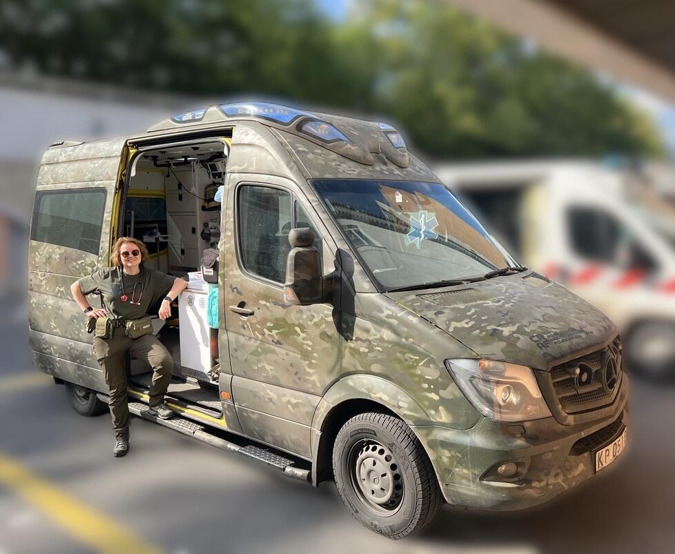 Kilnu: savo atostogas ir laisvą laiką Vilma skiria ieškodama paramos kolegoms ir pacientams Ukrainoje.