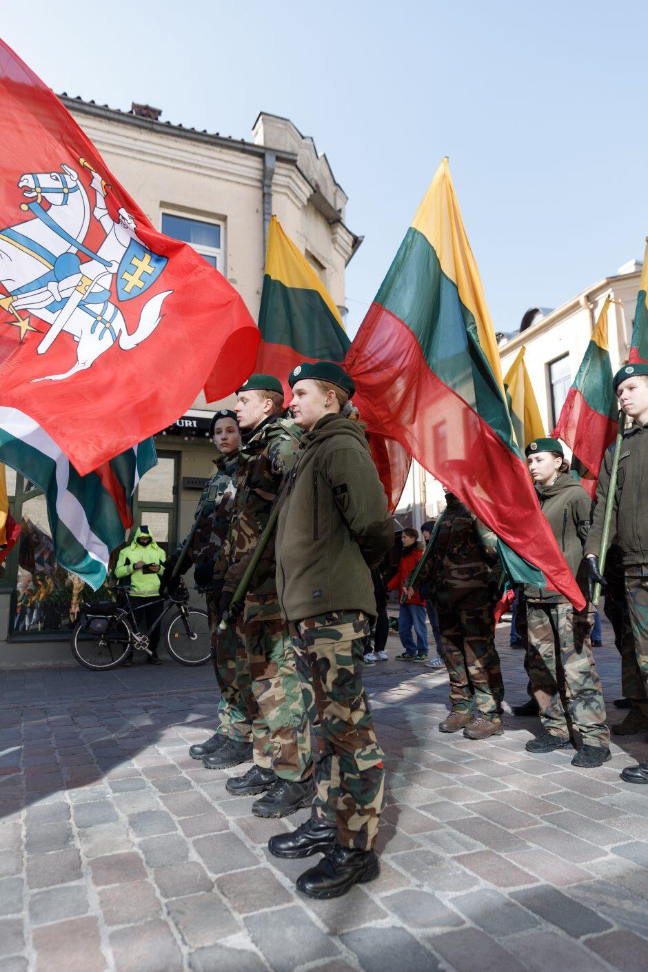 Perimamumas: kiekvienas žvilgsnis į vėliavą Gabrieliei primena tuos, kurie iki mūsų kovojo už Lietuvos laisvę.