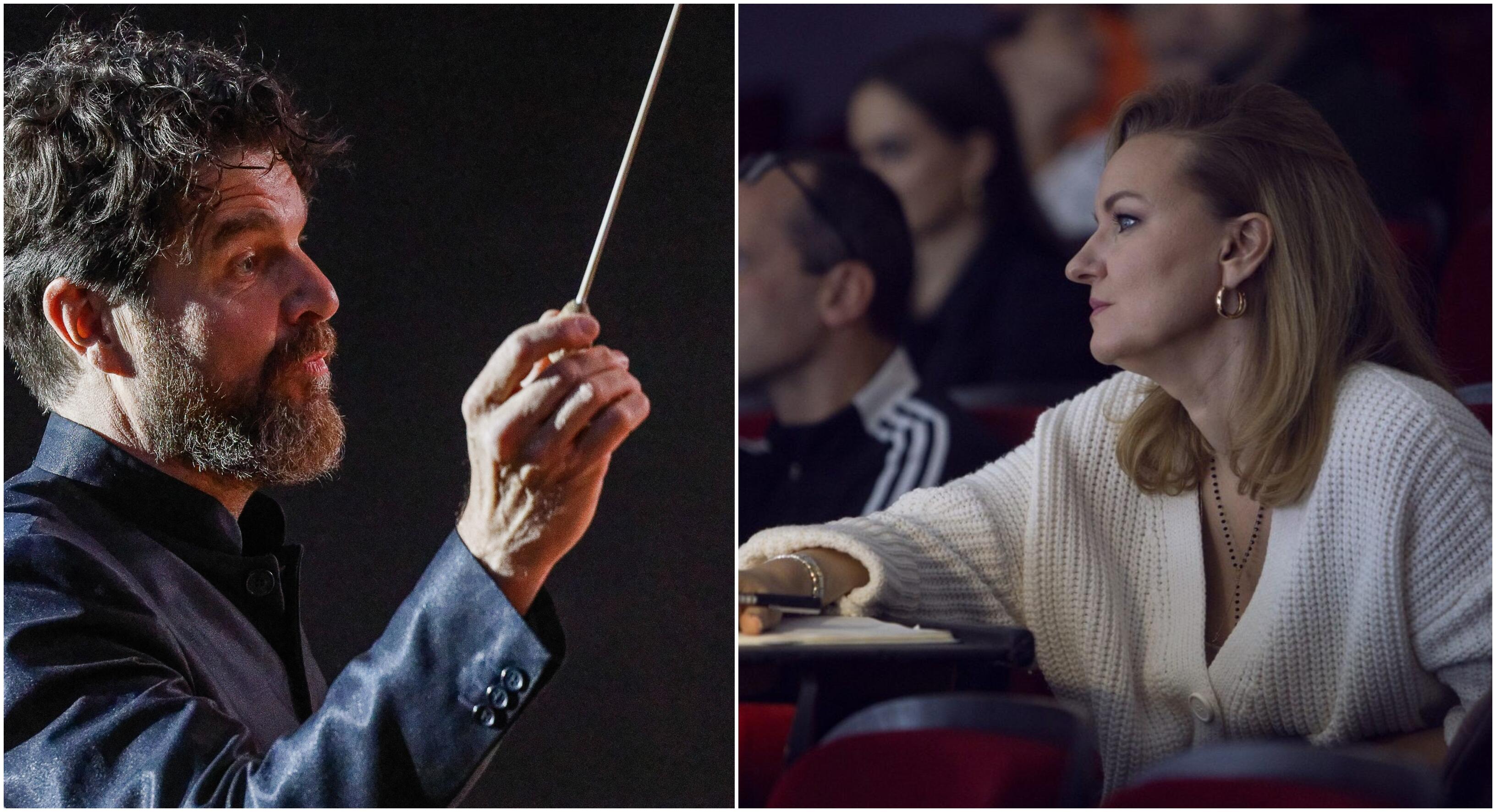 Tandemas: operos muzikinis vadovas ir dirigentas M. Huberis ir režisierė V. Streiča.