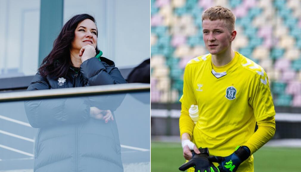Inga Ruginienė ir jos sūnus Augustas Ruginis