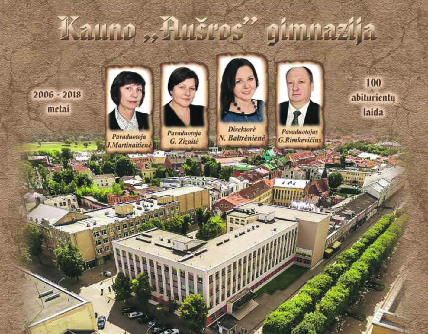 Kauno „Aušros” gimnazijos 100-ji abiturientų laida. 2018.