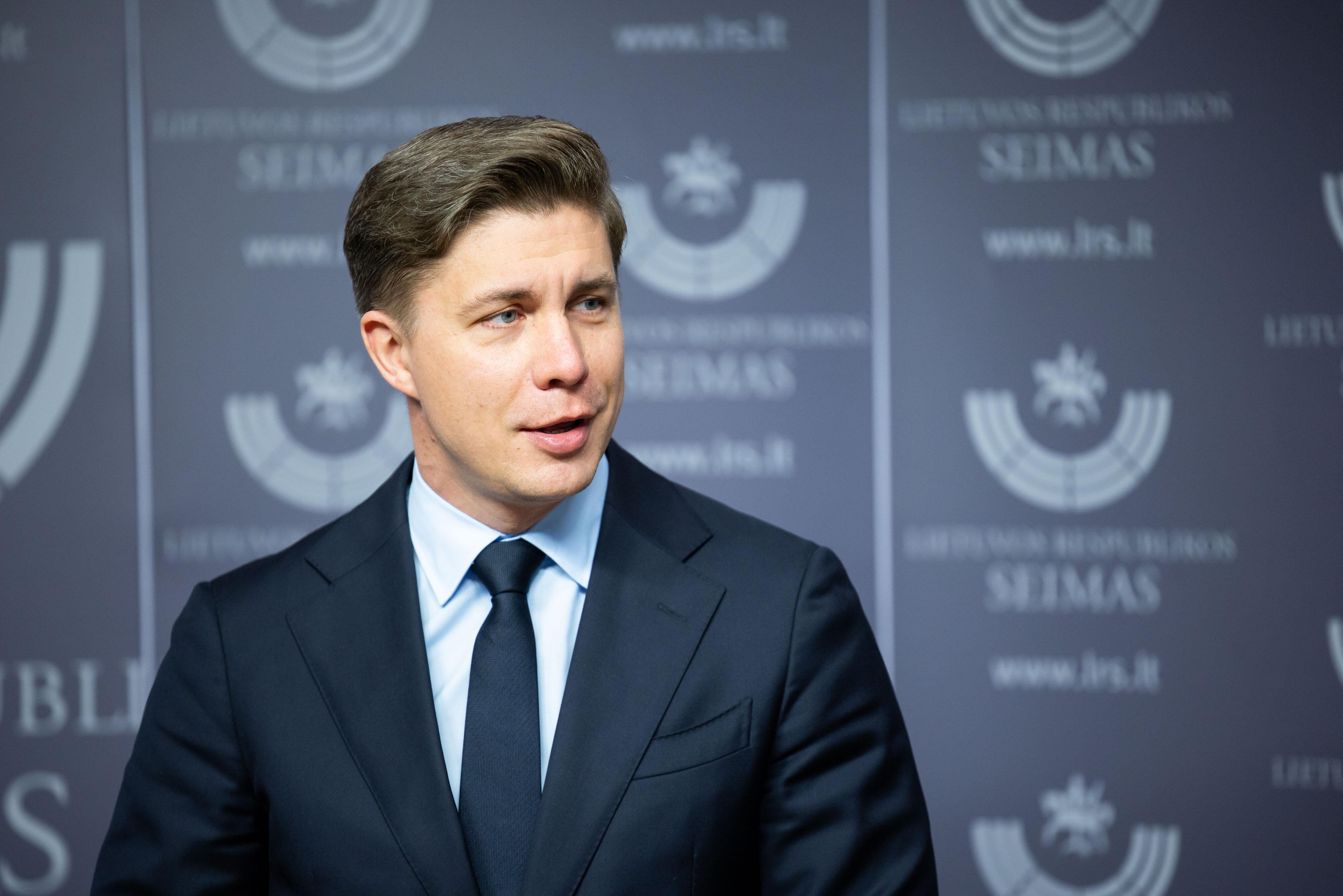 Socialdemokratų pirmininkas Mindaugas Sinkevičius