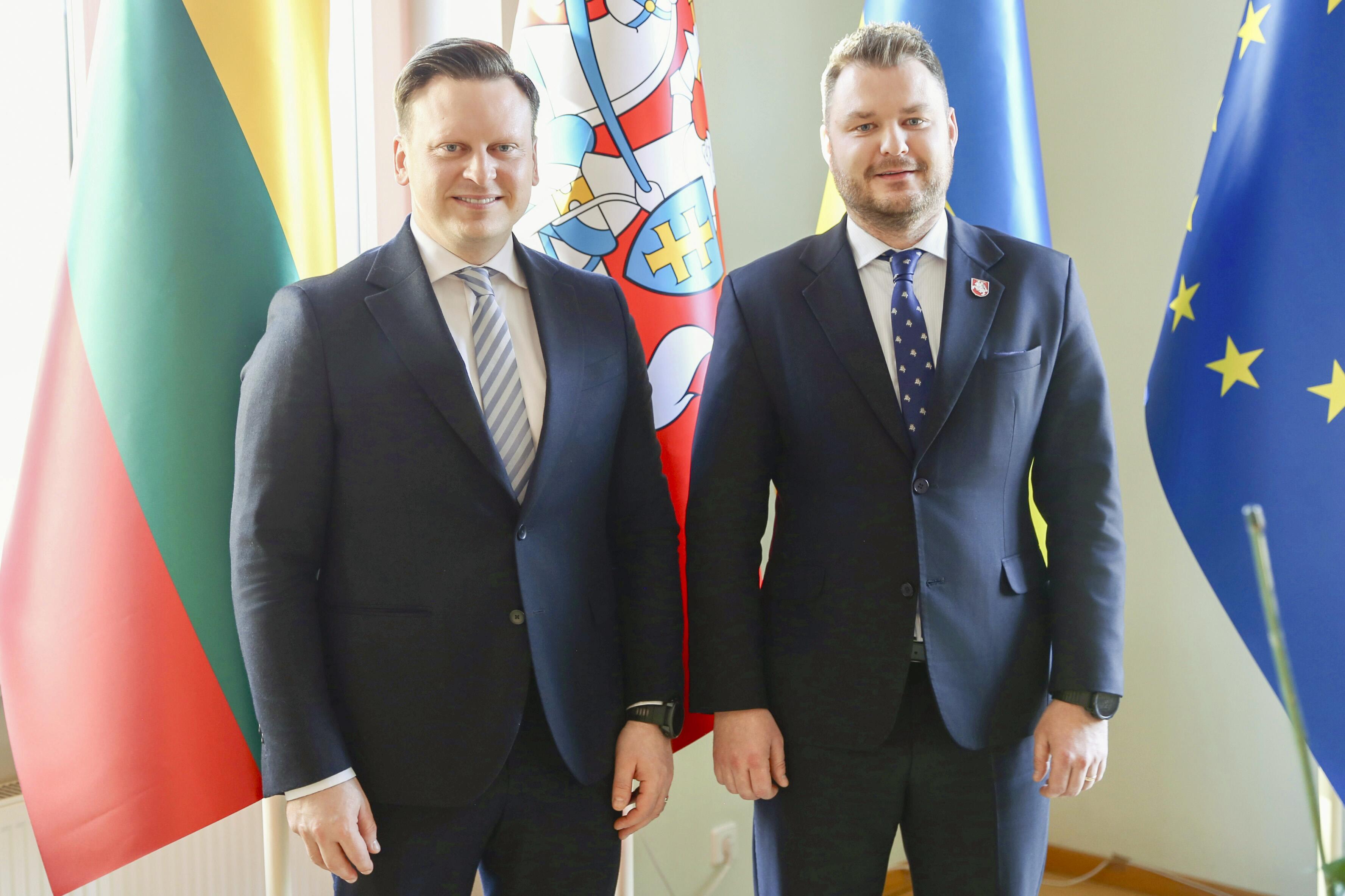 Valdas Benkunskas (kairėje) ir Kastytis Žuromskas