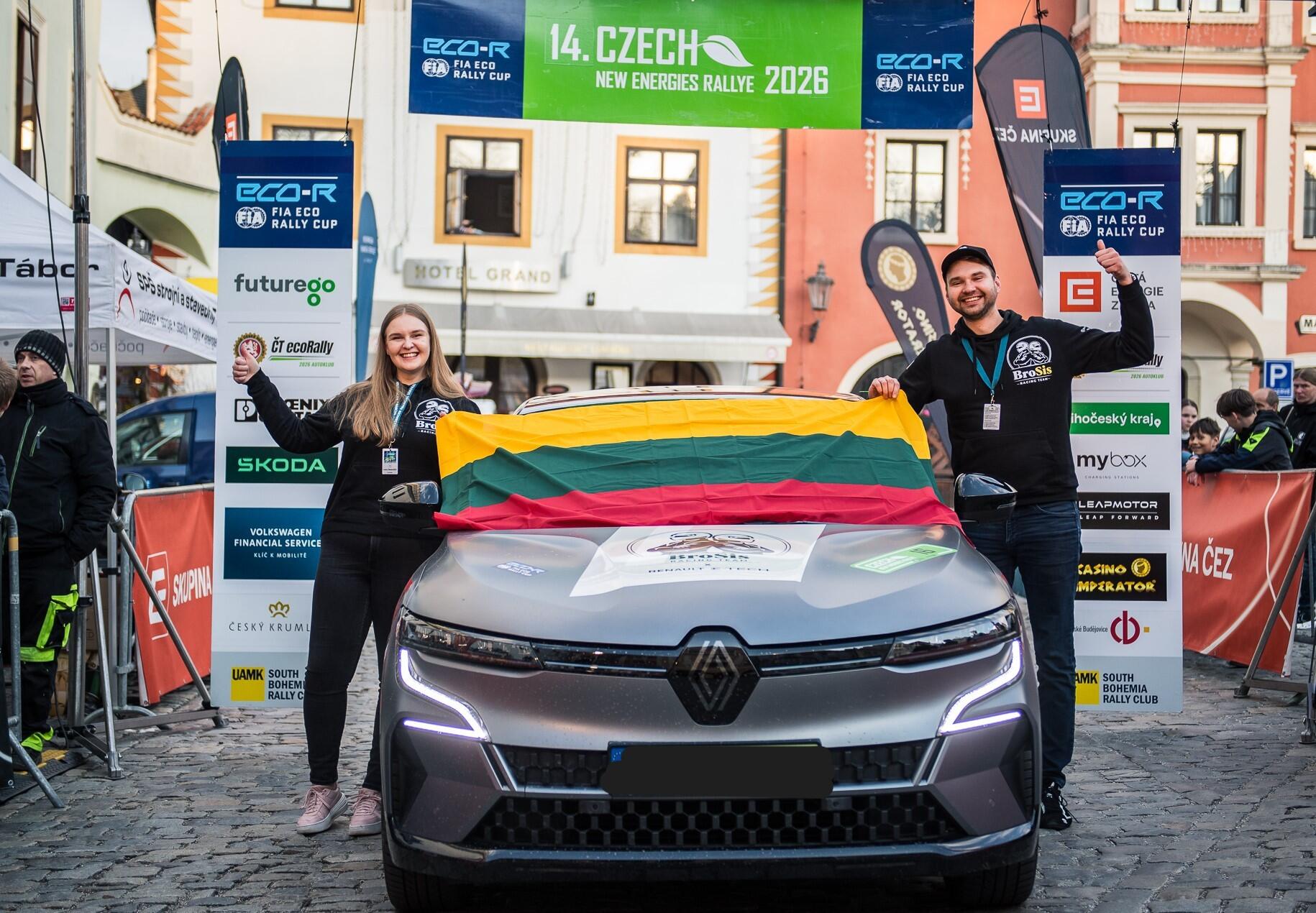 Perspektyva: E. ir L. Žvinakevičiai kaupė patirtį būsimiems startams.