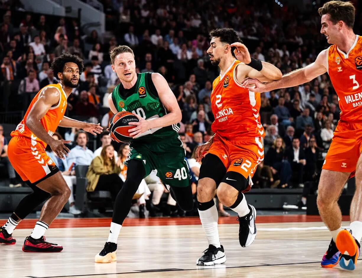 Pergalė: M. Grigonis padėjo „Panathinaikos“ įveikti Valensijos komandą.