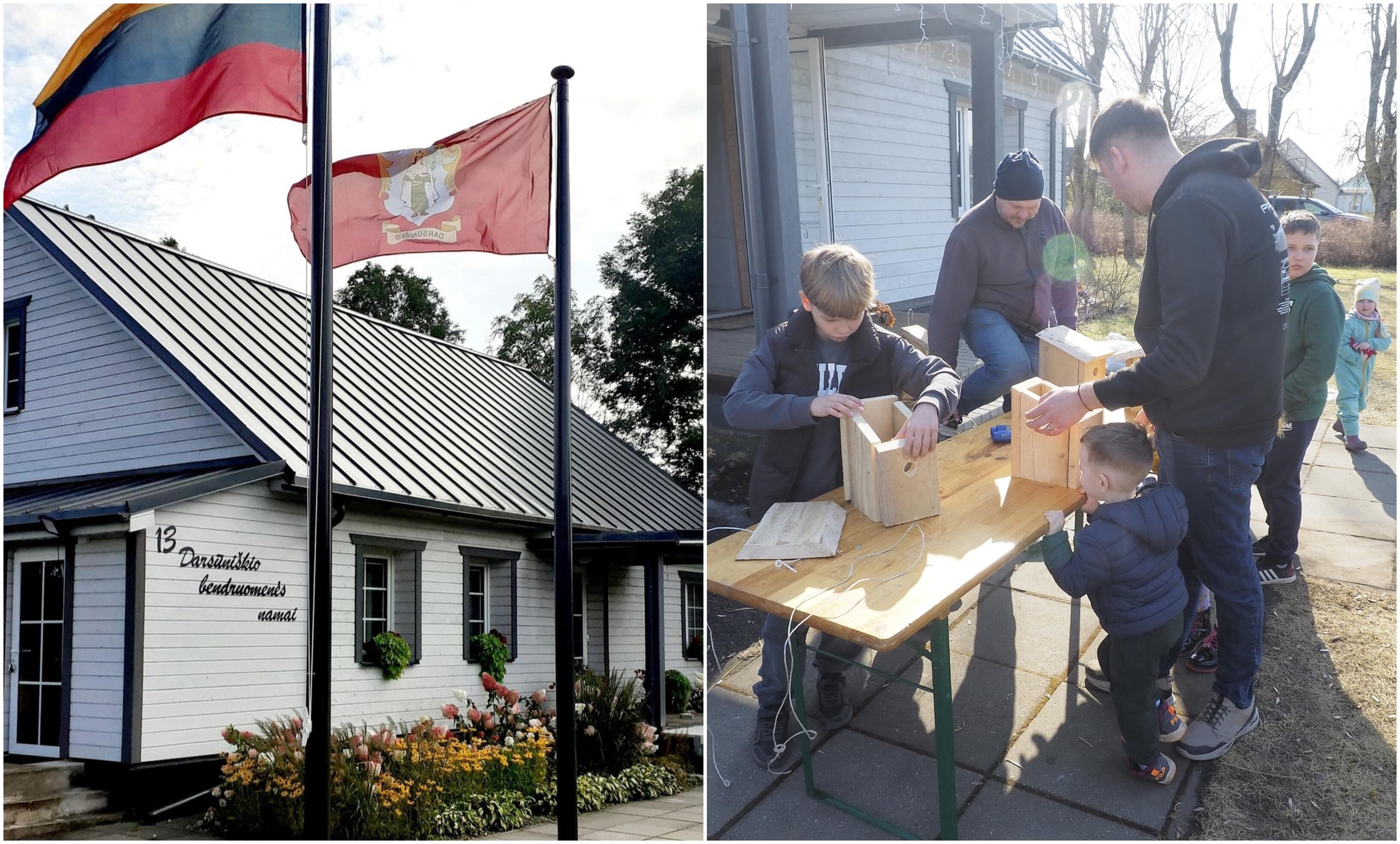 Naudos: įgyvendinant projektą „Darsūniškio bendruomenės bendruomeninio verslo kūrimas“, Kaišiadorių rajone suremontuoti bendruomenės namai, sukurta viena nauja darbo vieta.