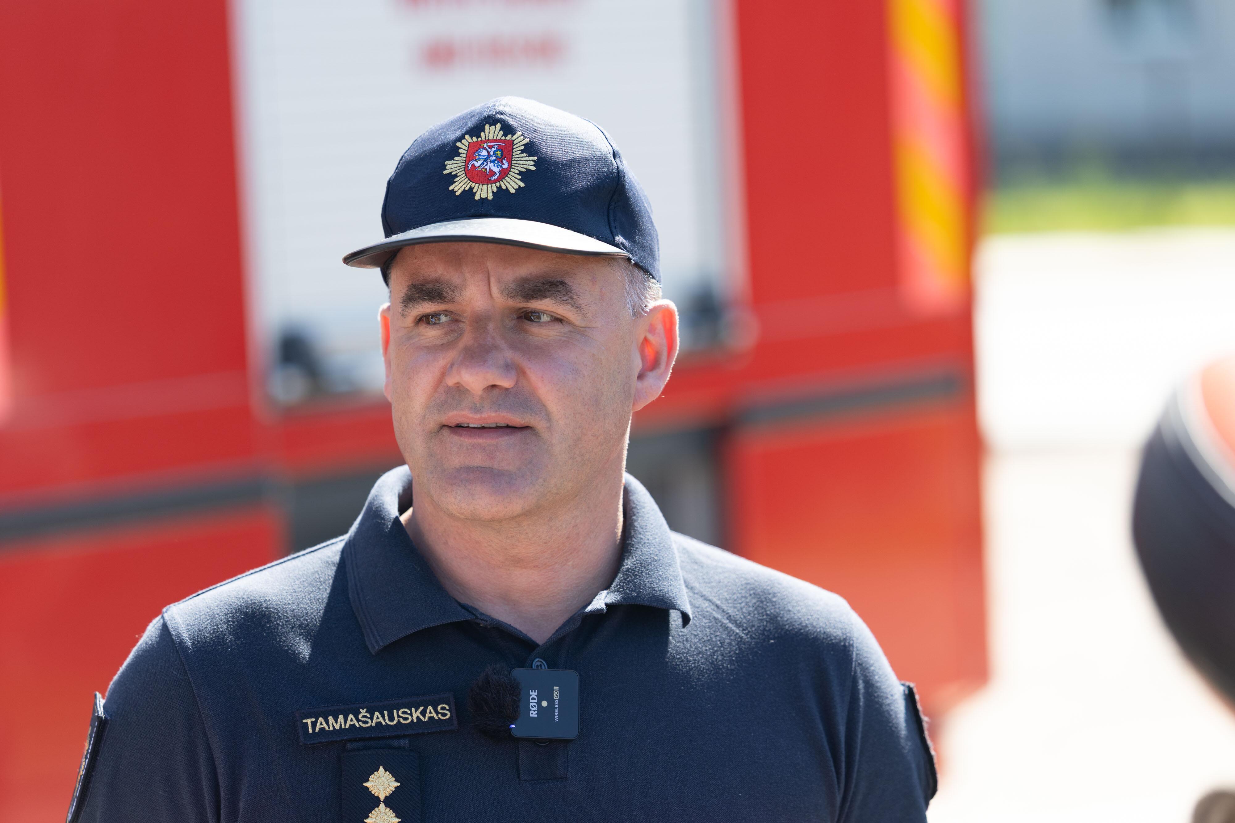 PAGD Civilinės saugos valdybos viršininkas Evaldas Tamašauskas