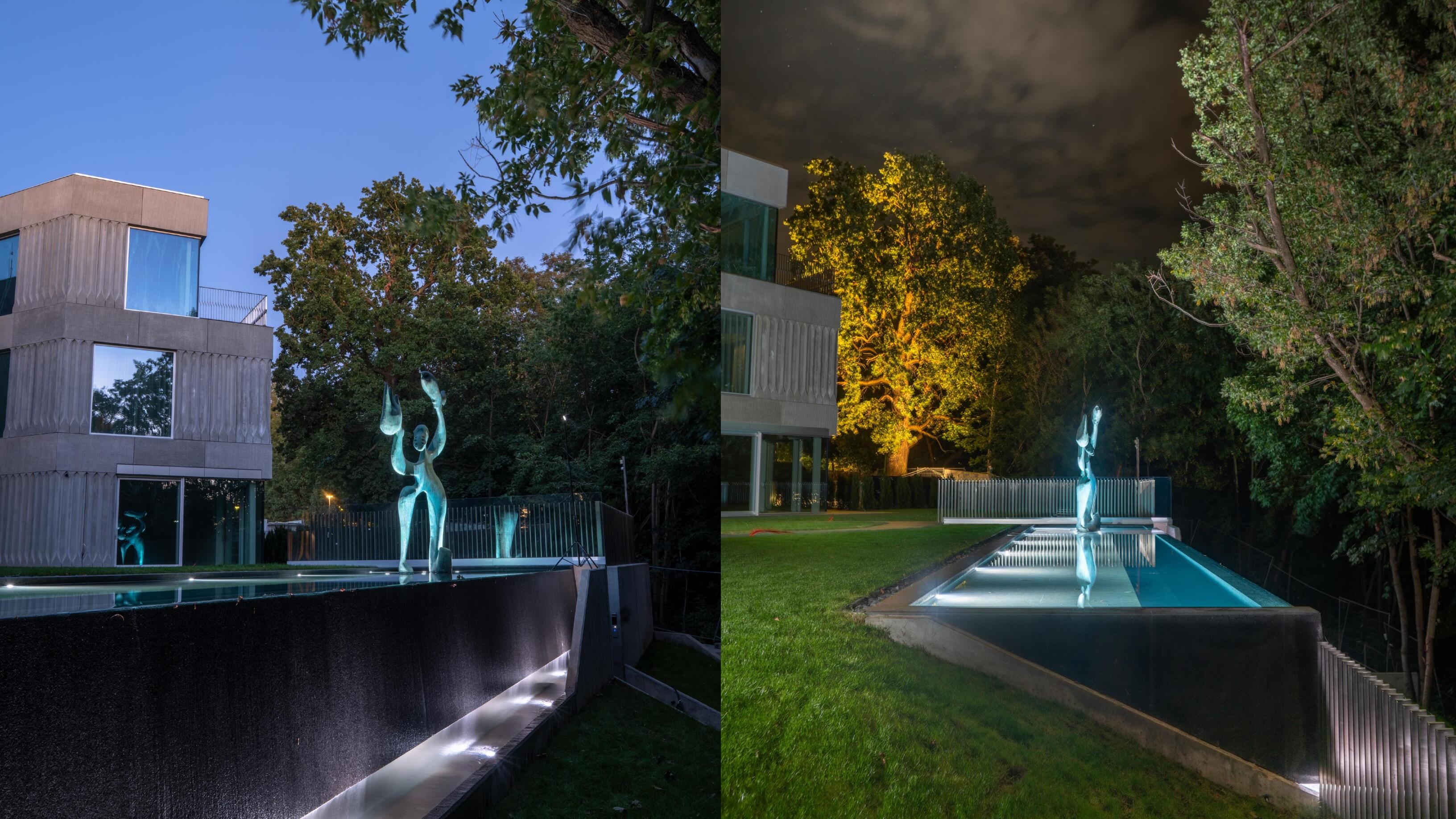 Atmosfera: meniniai akcentai sukuria skulptūrų parką.