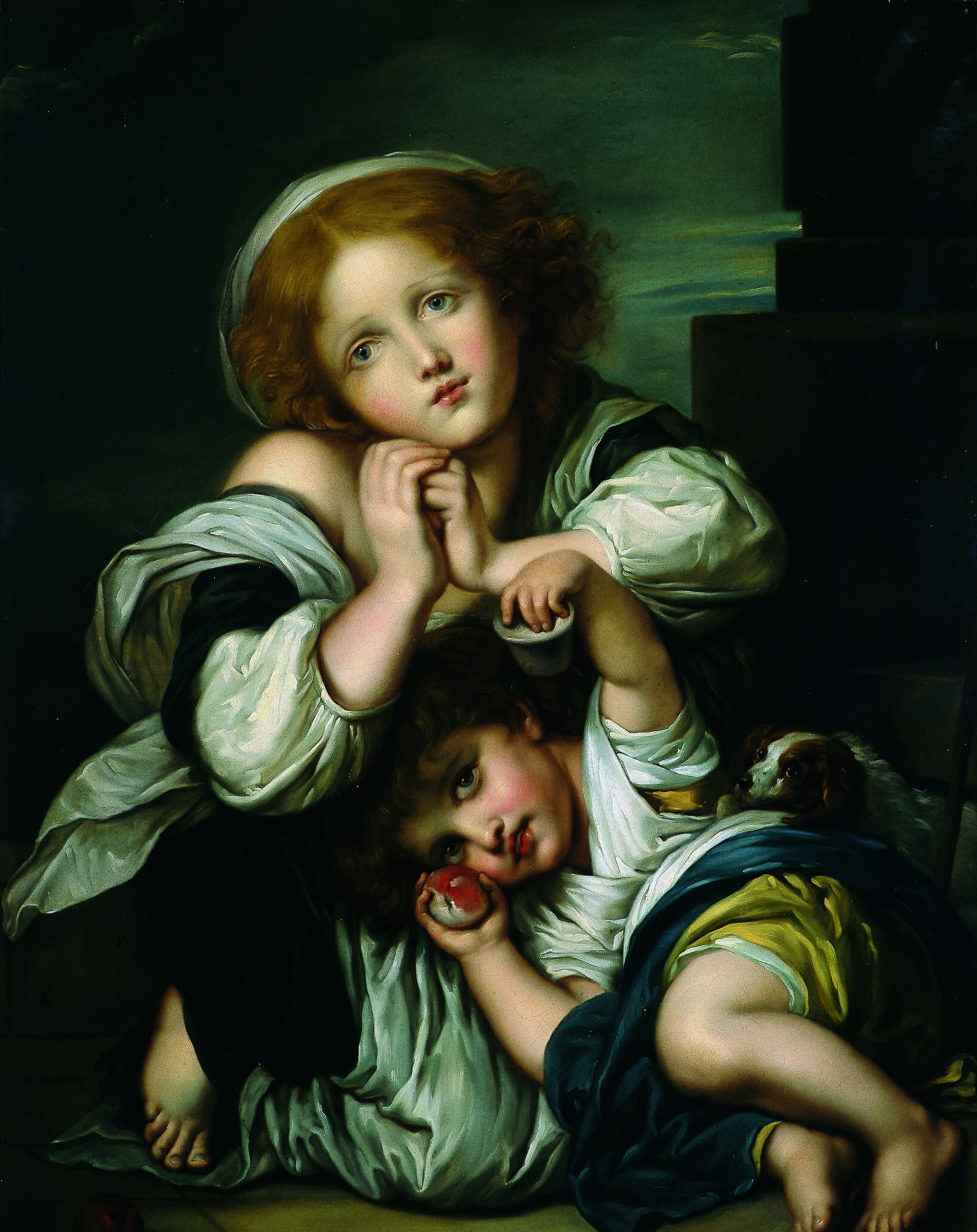 Jean-Baptiste Greuze. Vaikai. XVIII a. pab.