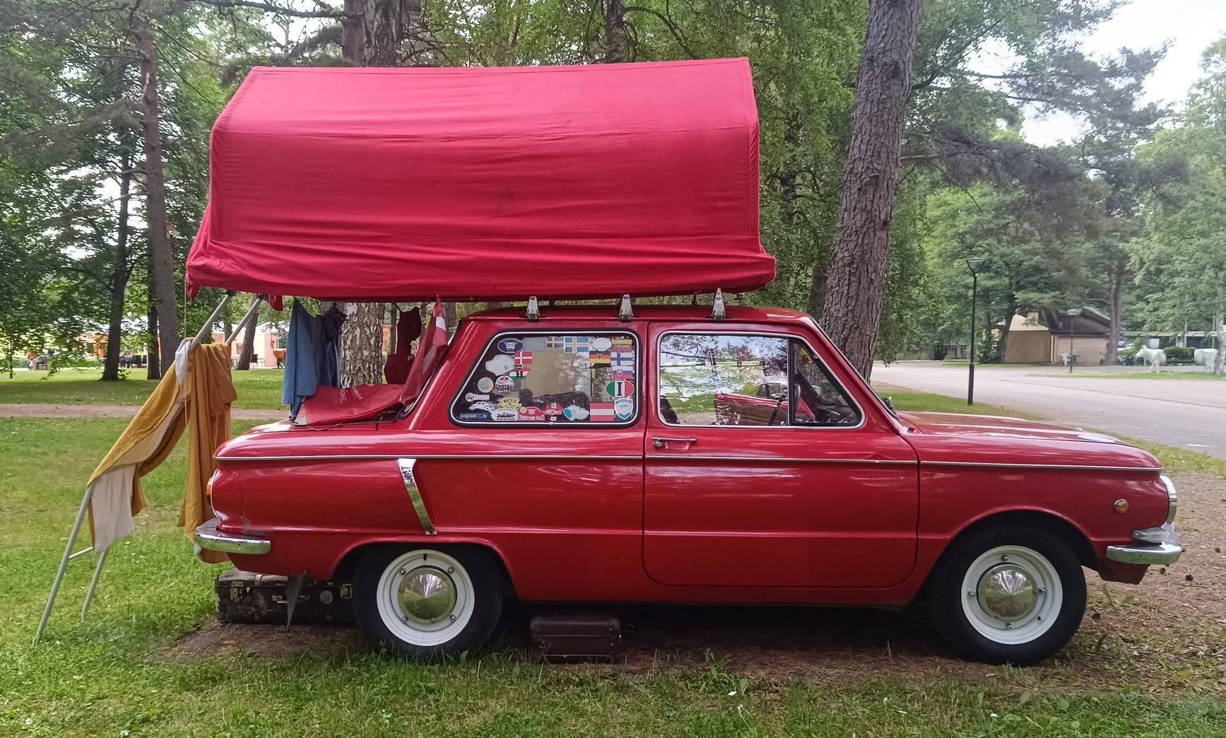 Racionalizatoriai: festivalio dalyviai įrodė, kad tolimos kelionės „Zaporožiečiais“ – ne fantazijos.