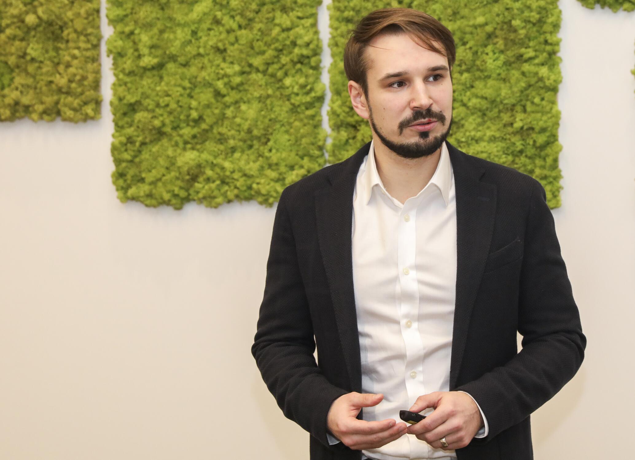 Lietuvos investicinių ir pensijų fondų asociacijos vadovas Vaidotas Rūkas