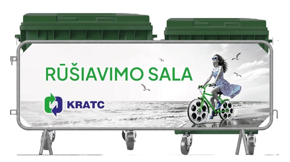 KRATC „Rūšiavimo salas“ atpažinsite iš dekoratyvinės tvorelės.