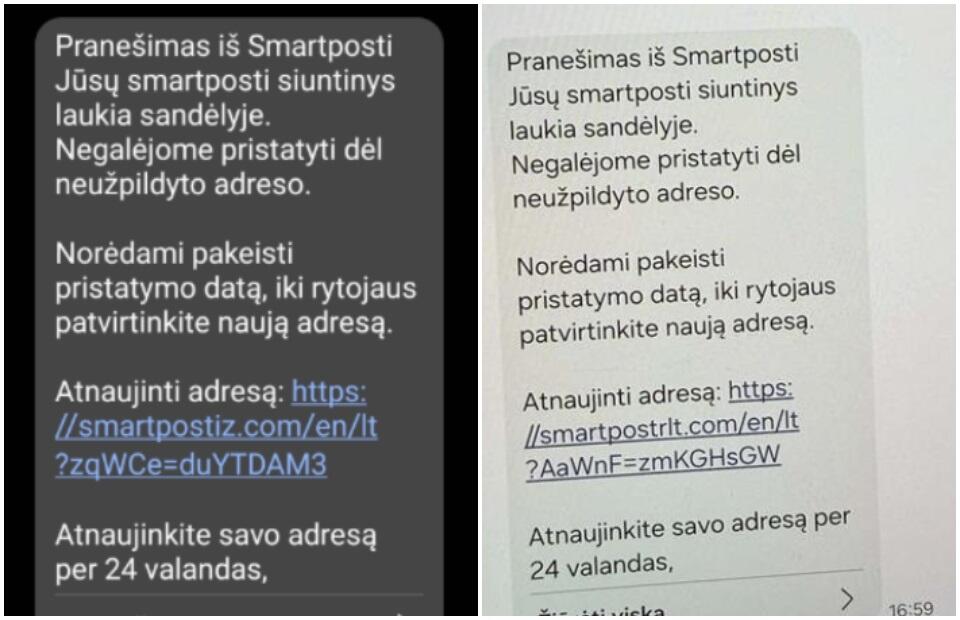 Sukčių žinutės
