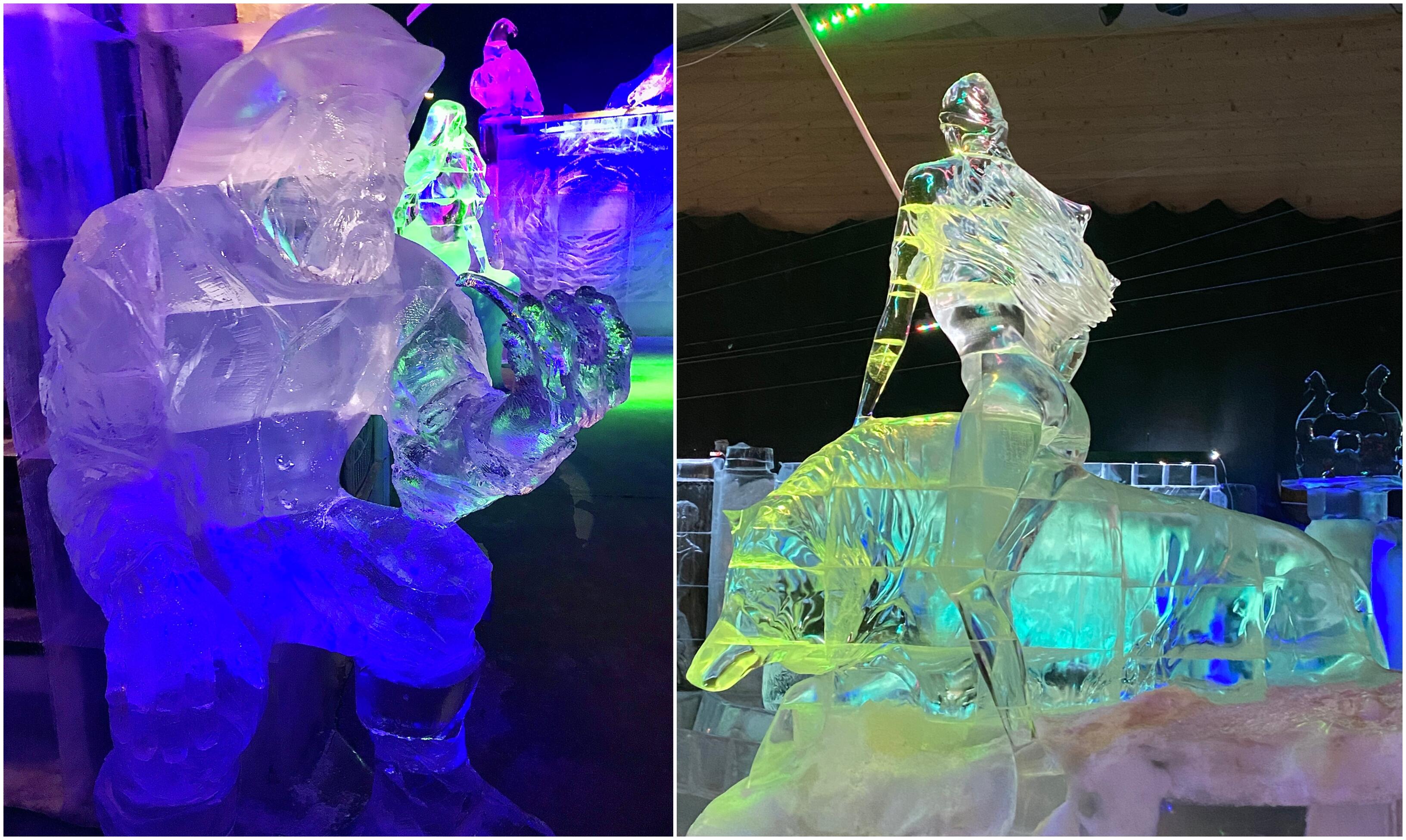 „Magic Ice“: pirmoji pasaulyje nuolatinė ledo skulptūrų galerija-baras. Visi kūriniai – lietuvių skulptorių.