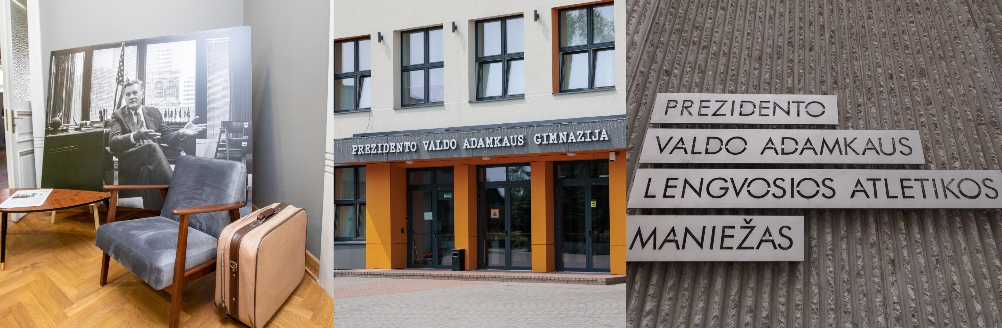 Pagarba: Kaunas didžiuojasi turintis kaunietį prezidentą: V. Adamkus&nbsp;– garbės kaunietis, čia veikia jo vardu pavadinti biblioteka-muziejus, gimnazija, Vytauto Didžiojo universiteto stadionas.