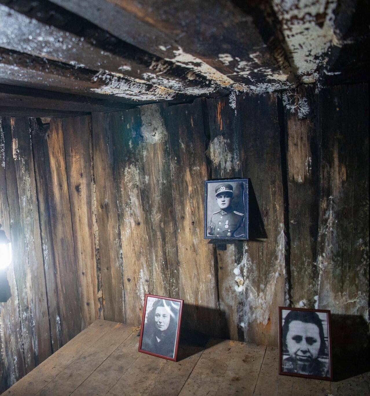 Ištikimybė: sunkiai sergantį ketvirtąjį Lietuvos prezidentą J. Žemaitį-Vytautą iki paskutinės dienos šiame bunkeryje slaugė partizanės Marija Žiliūtė ir Elena Palubeckytė.