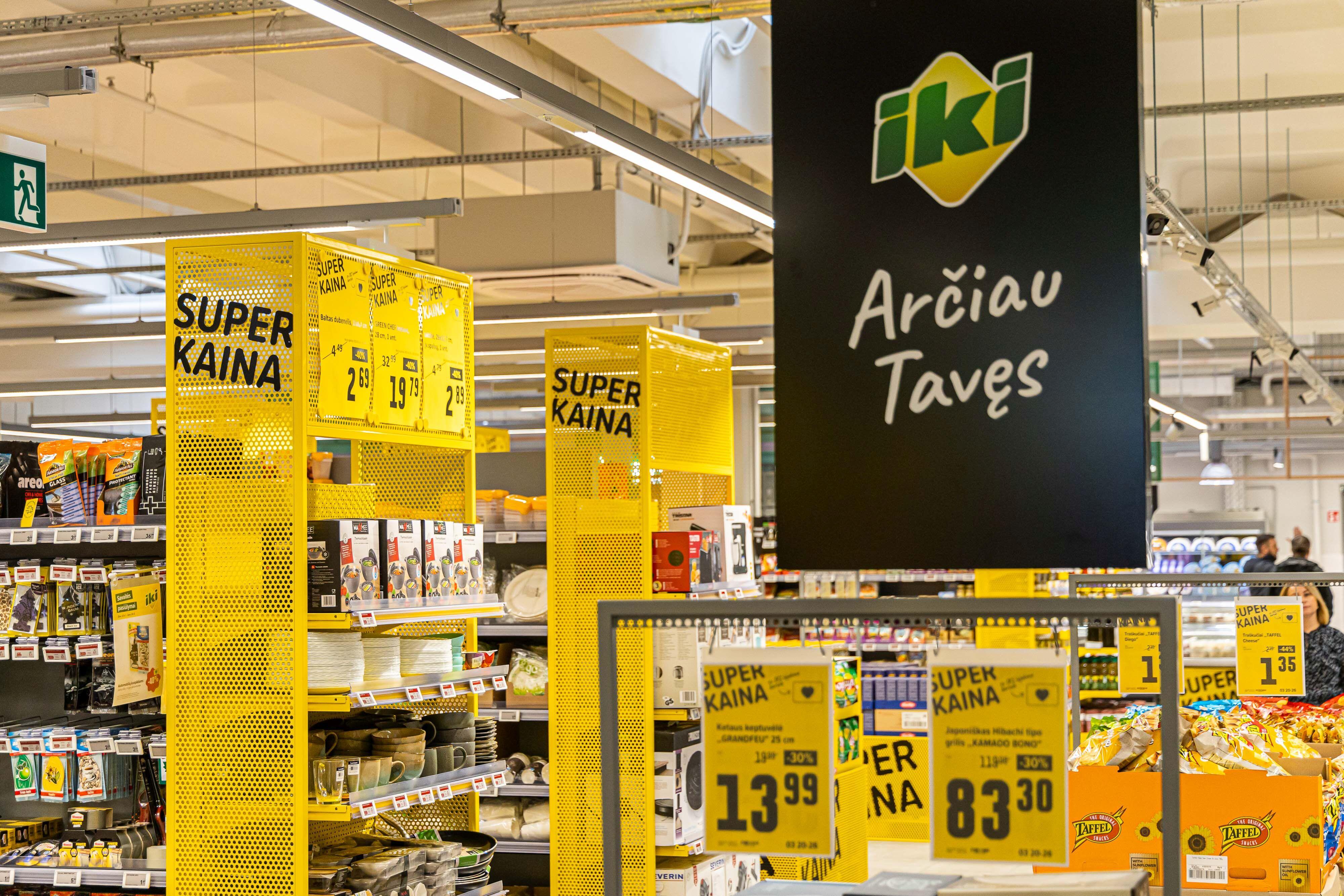 IKI – arčiau tavęs ir su įvairiomis naudingomis akcijomis pirkėjams