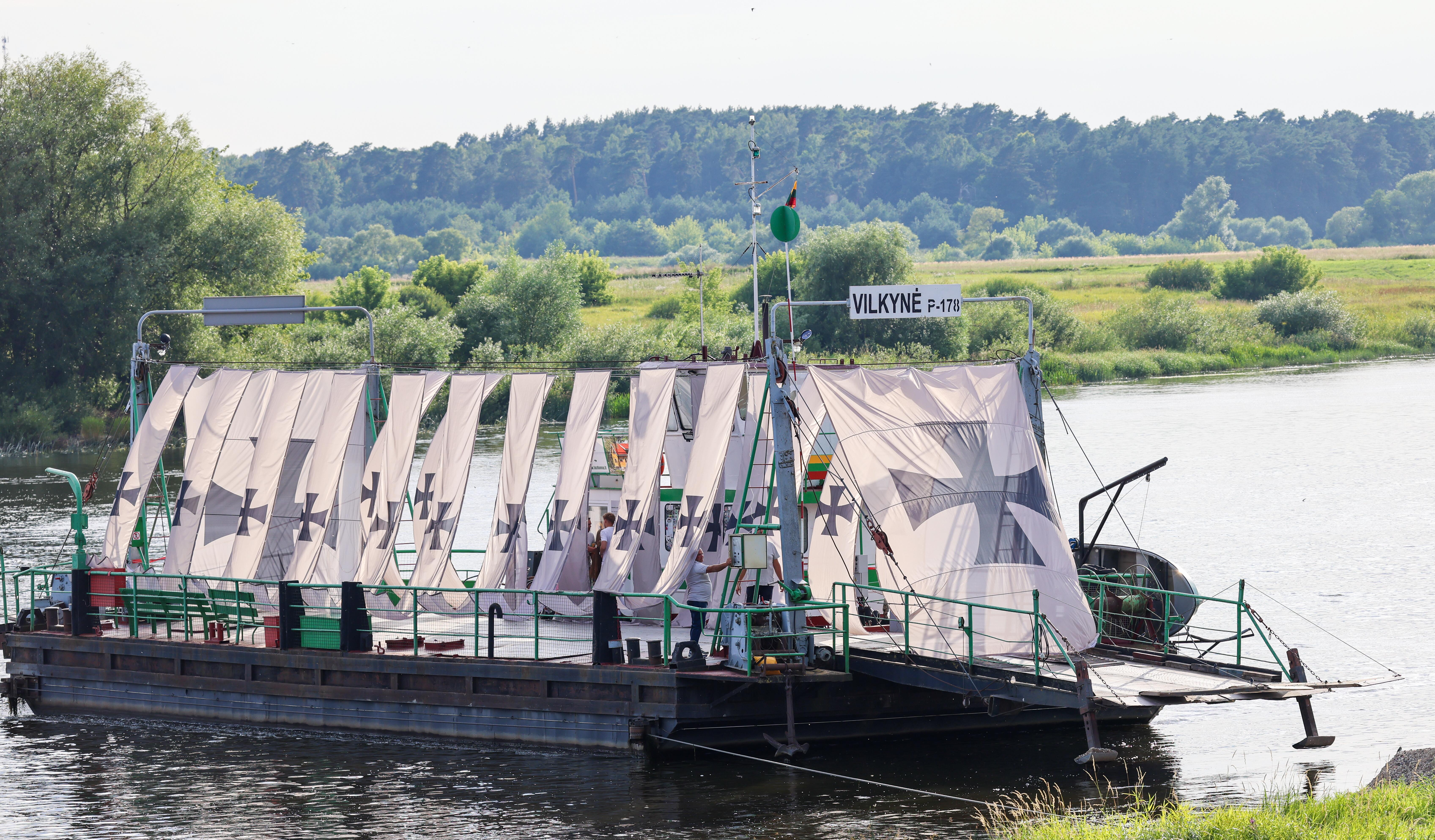 Svarba: ypatingą vaidmenį atliko keltas „Vilkija“.