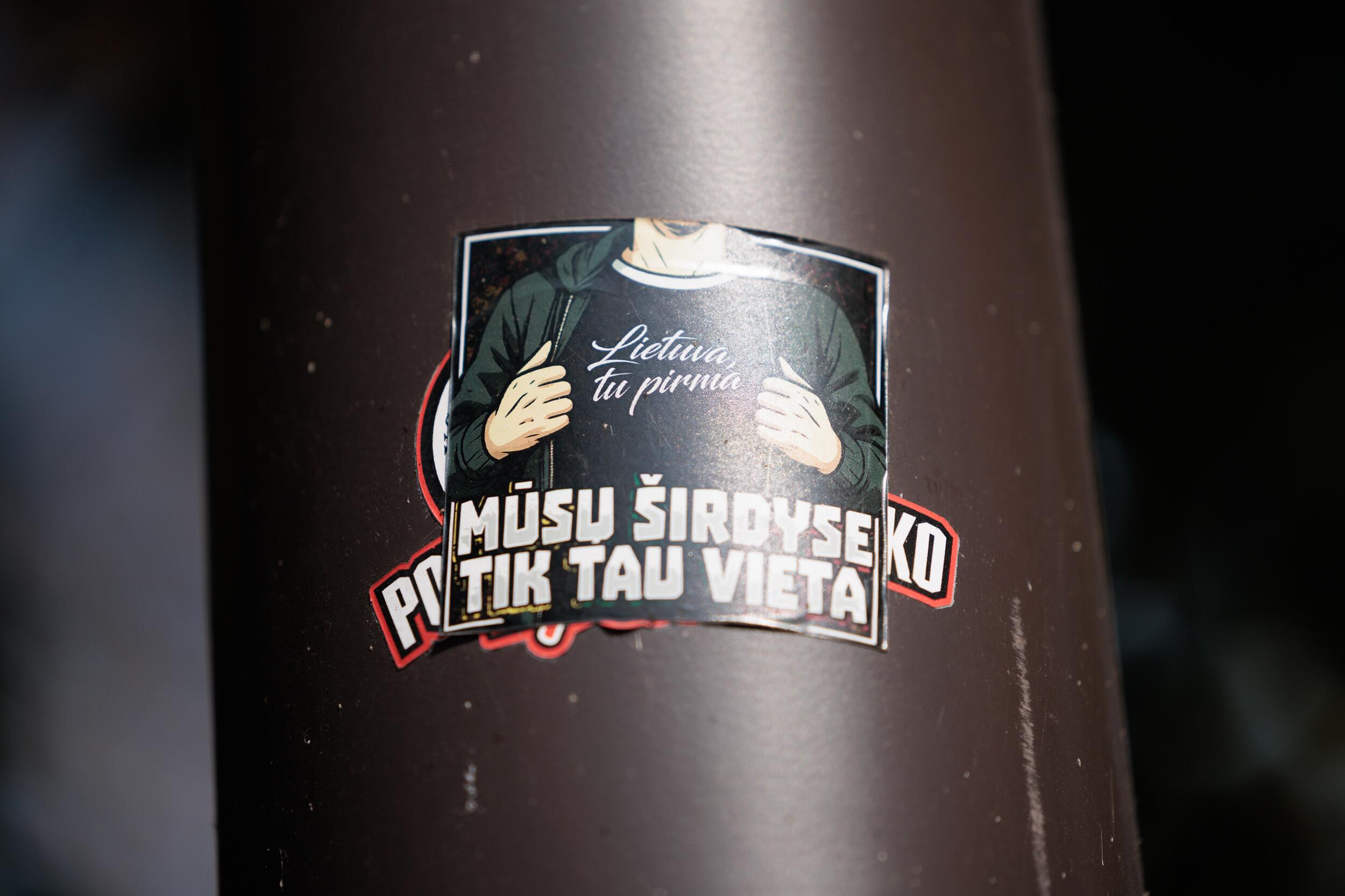 Kurstymas: kaunietis įsitikinęs, kad plakatais siekiama paveikti visuomenės nusistatymą prieš kitataučius.