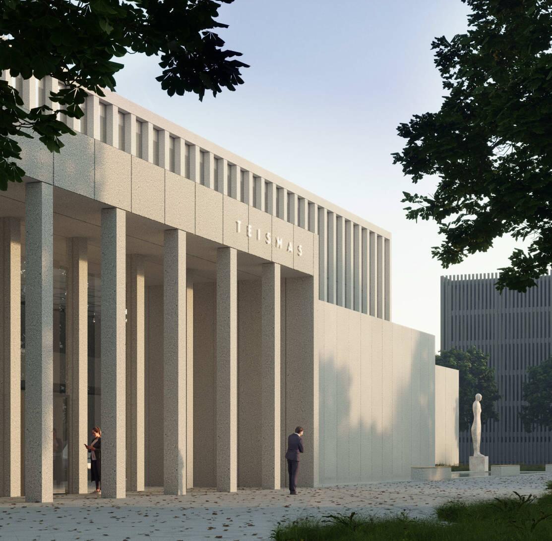 Išsiteks: naujajame teismų pastate įsikurs dvi atskiros savarankiškai veikiančios institucijos – Klaipėdos apygardos teismas ir Regionų apygardos administracinio teismo Klaipėdos rūmai.