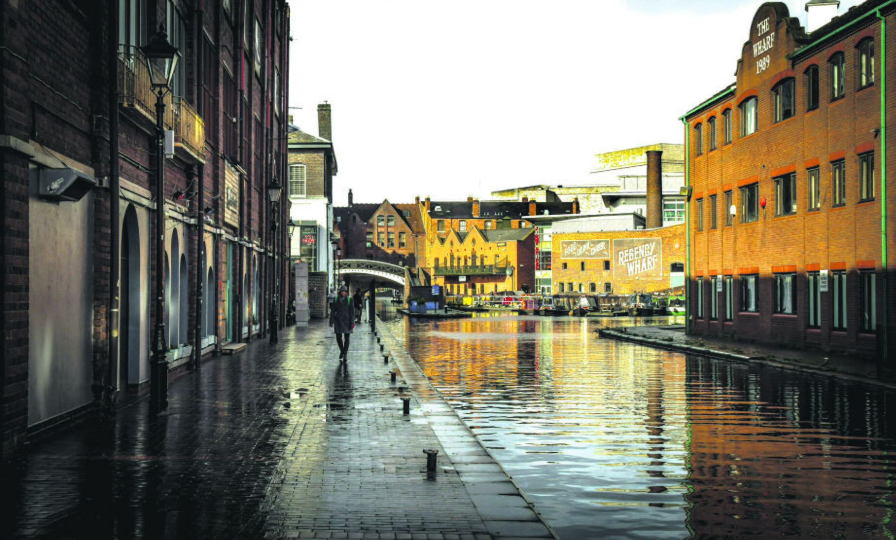 Poreikiai: Gas Street Basin kvartale Birmingame galima rasti ir pramogų, ir pasidžiaugti ramybe. 