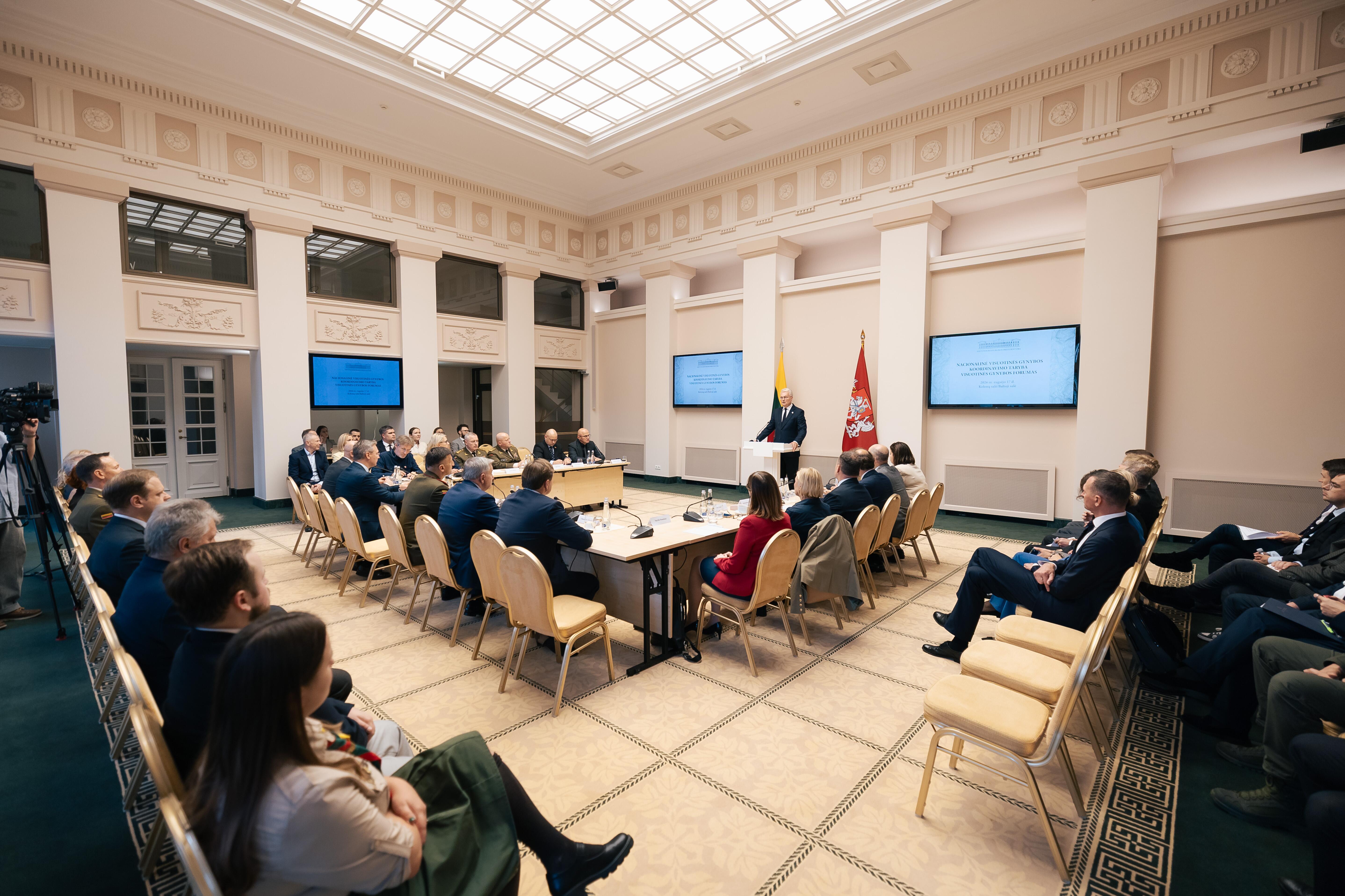 Nacionalinė visuotinės gynybos koordinavimo taryba.