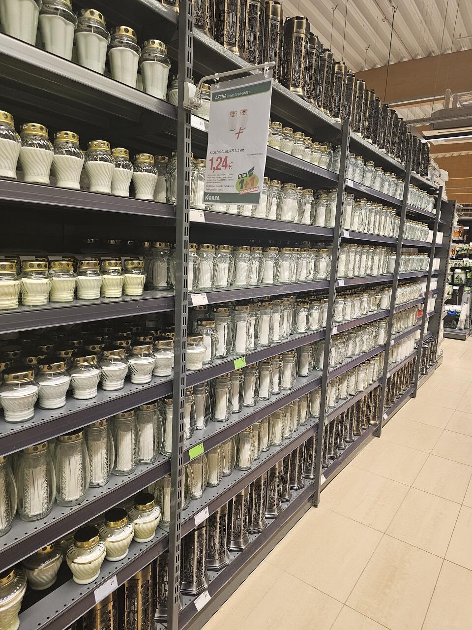 „Norfa“ pirkėjams žvakių jau siūlo ir su nuolaida.