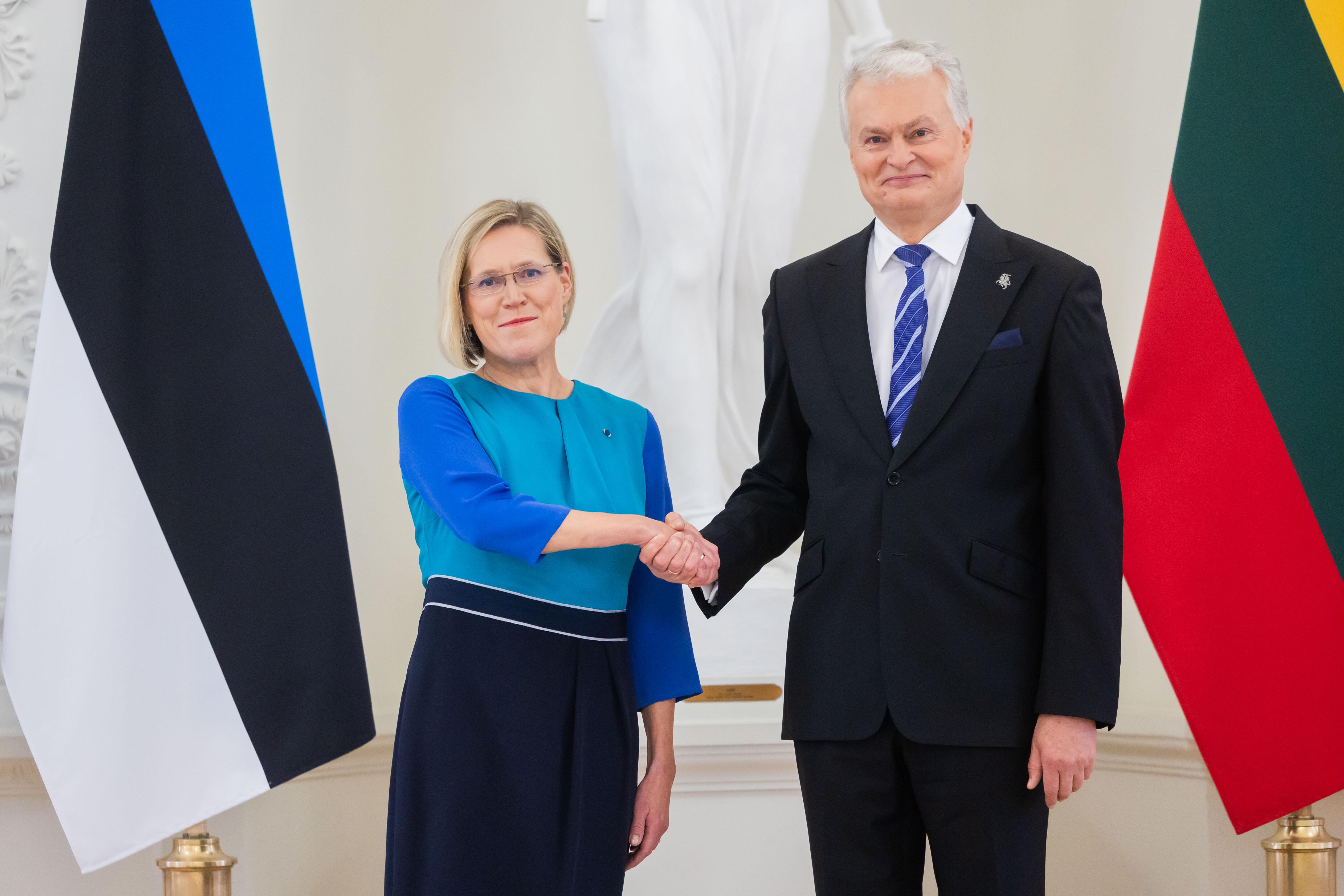 Ülle Madise ir Gitanas Nausėda